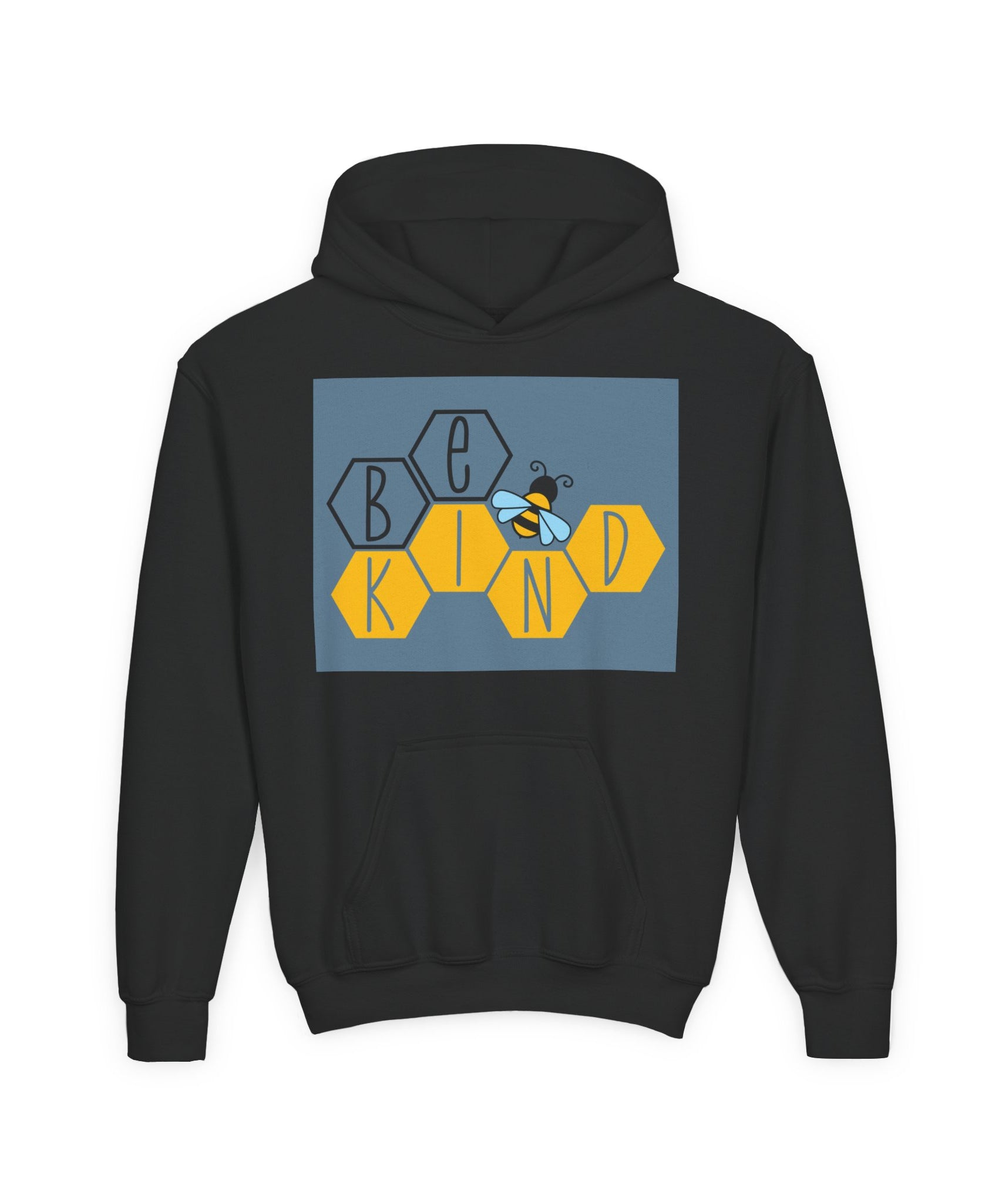 Unisex Kids Hoodie – Bee Kind & Cozy