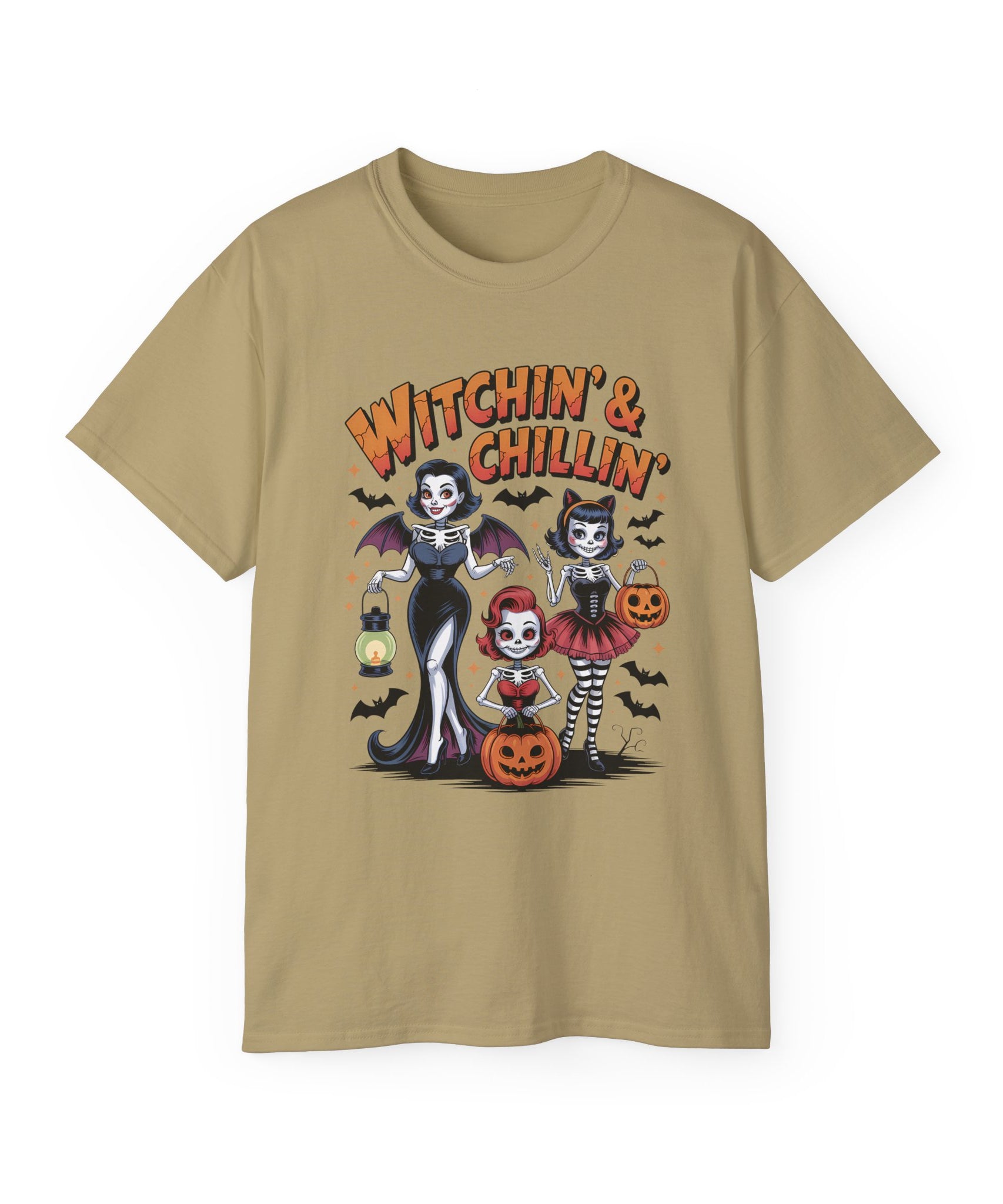 Retro Spooky Girls Halloween Tee | Gallory Hive
