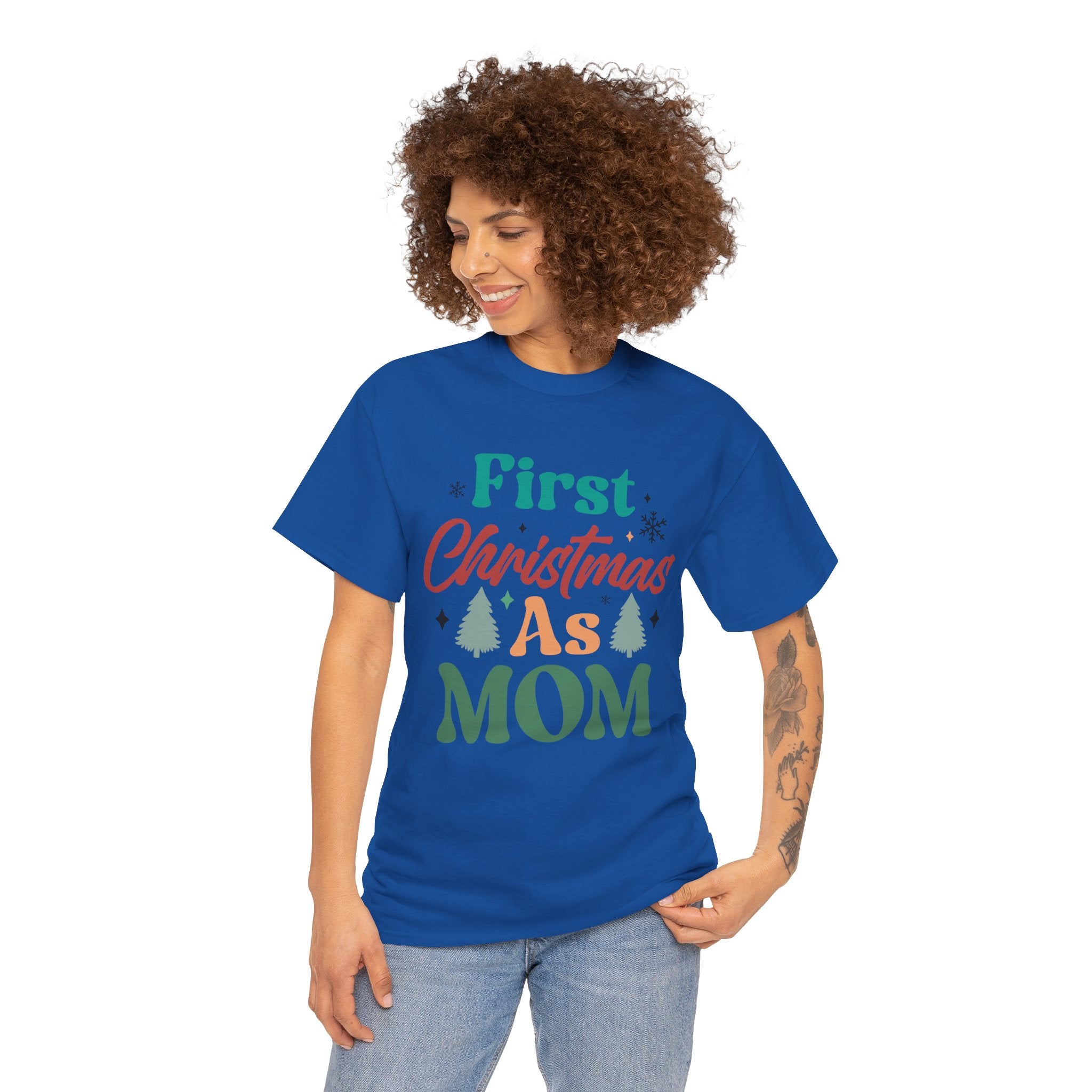 First Christmas as Mom T-Shirt | Gallory Hive