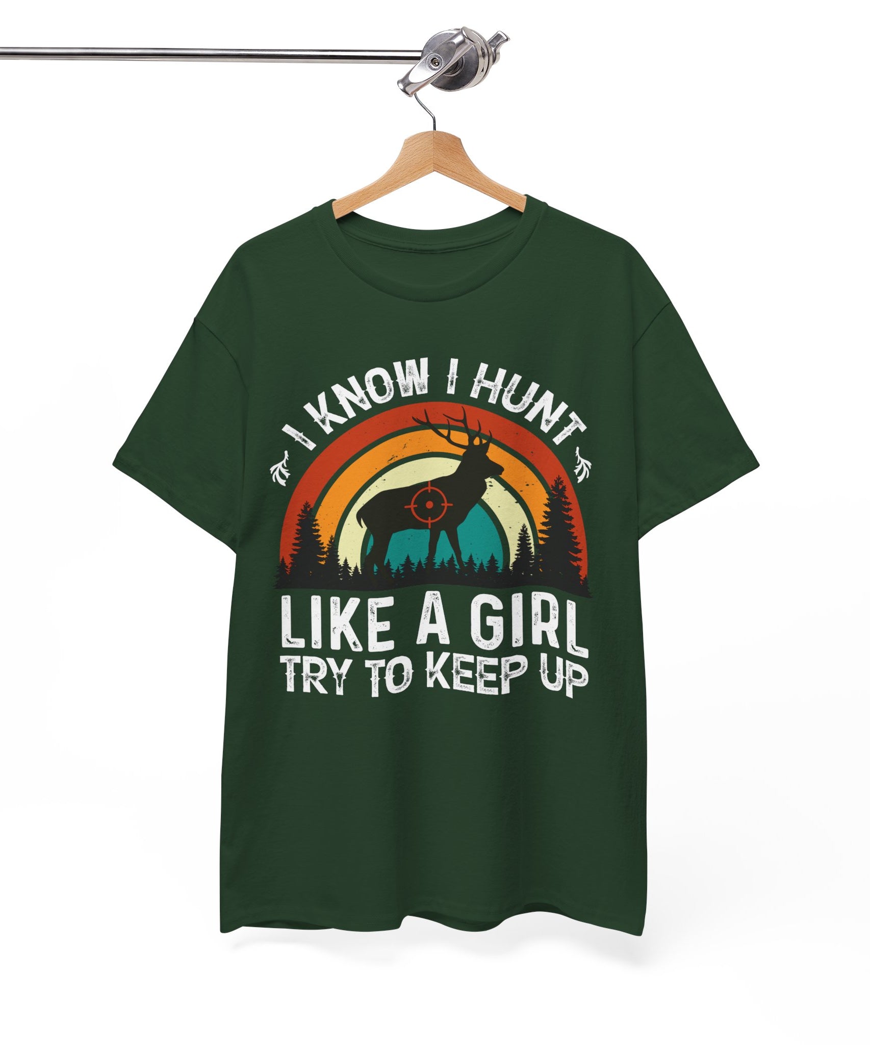 Sunset Target Deer Shirt – Hunting Vibes