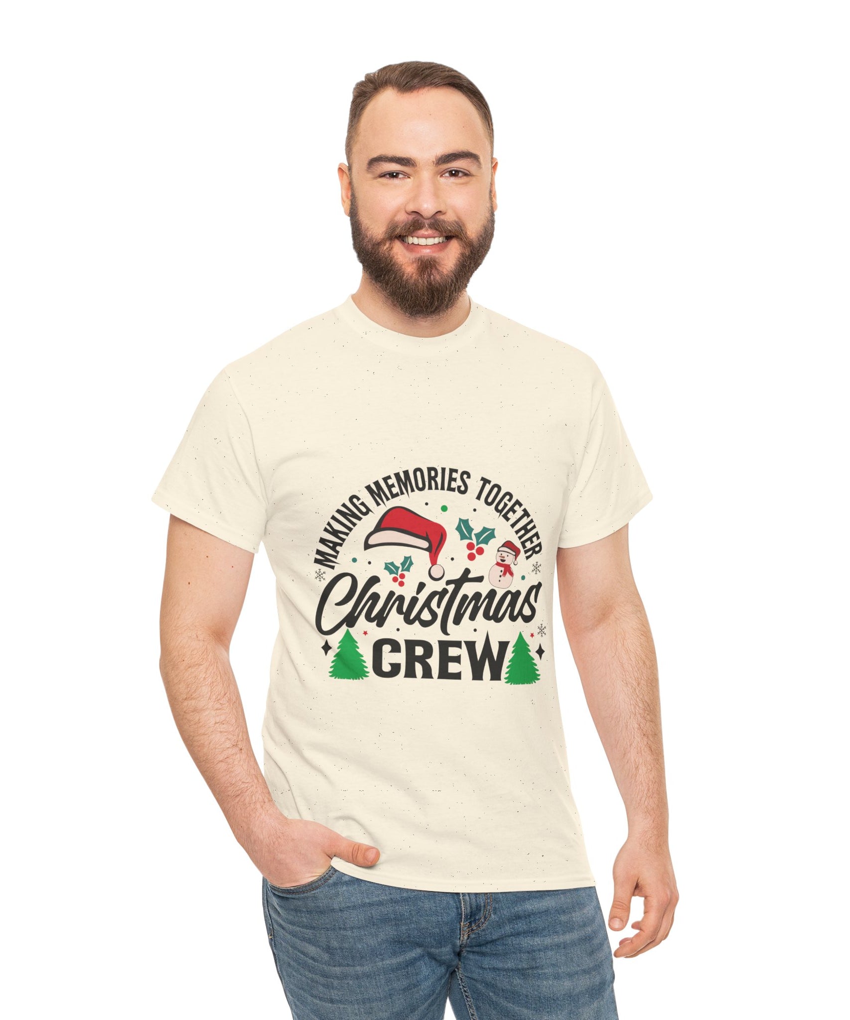 Santa Hat Snowman Xmas Trees Cute Tee | Gallory Hive