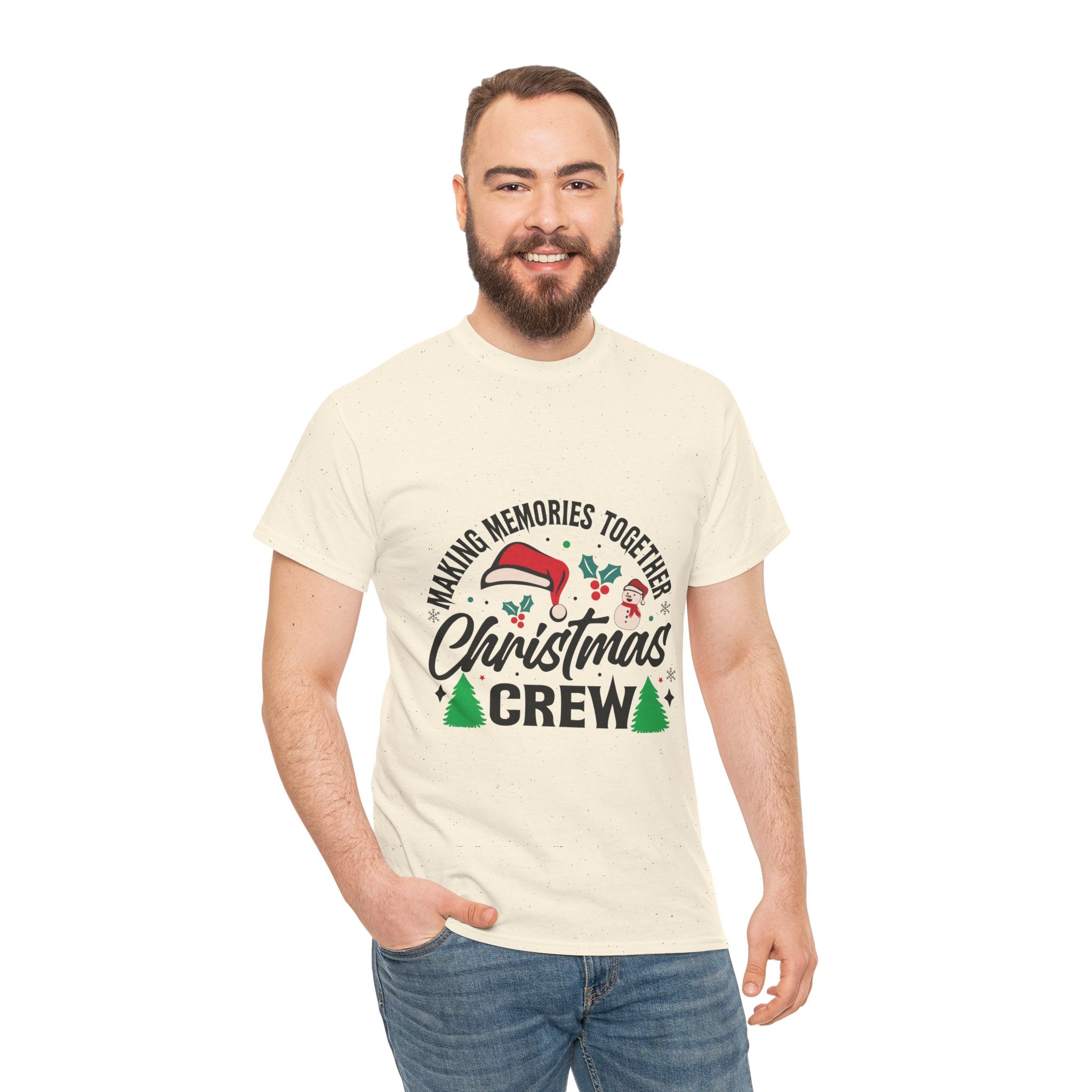 Santa Hat Snowman Xmas Trees Cute Tee | Gallory Hive