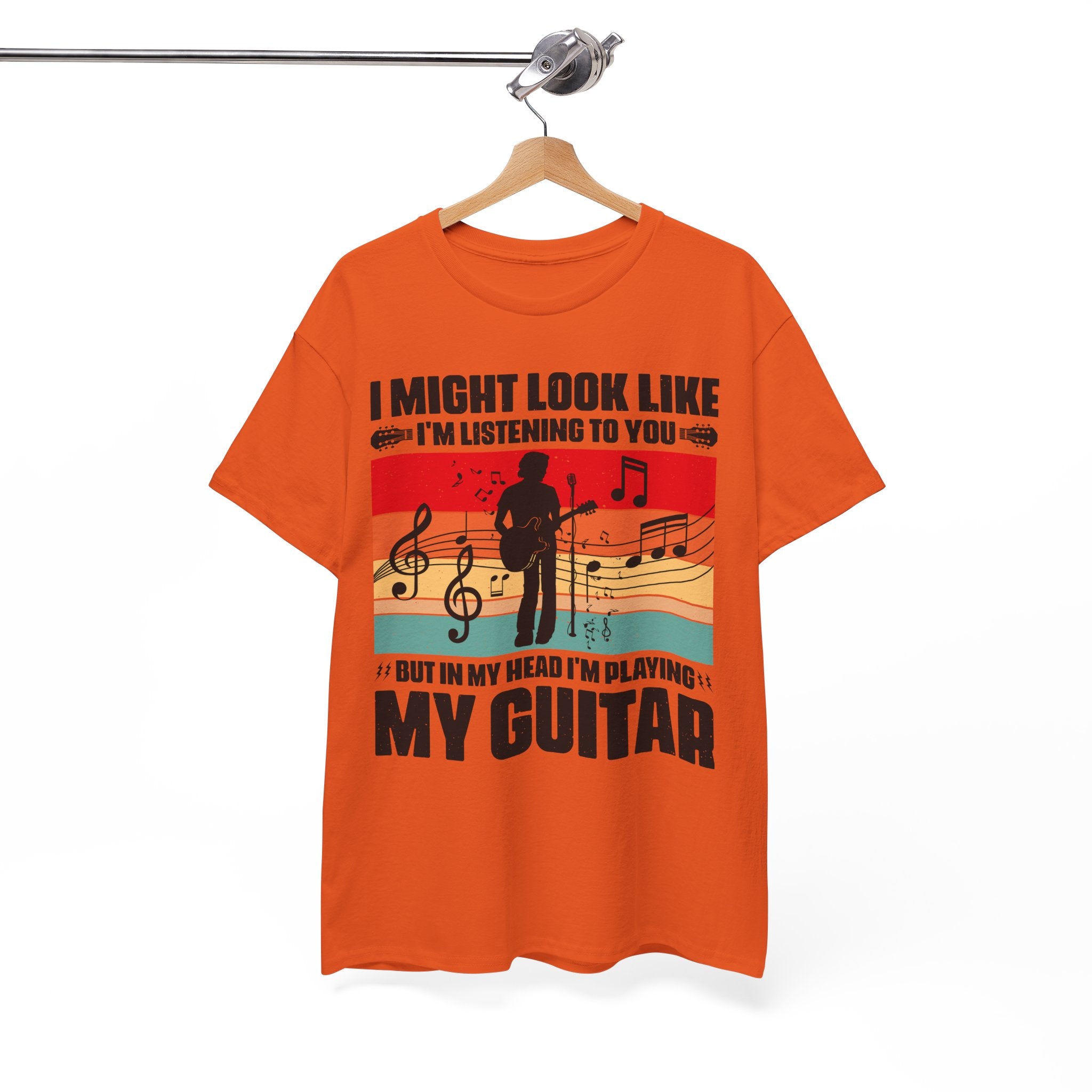 Retro Guitar Playing Mind T-Shirt