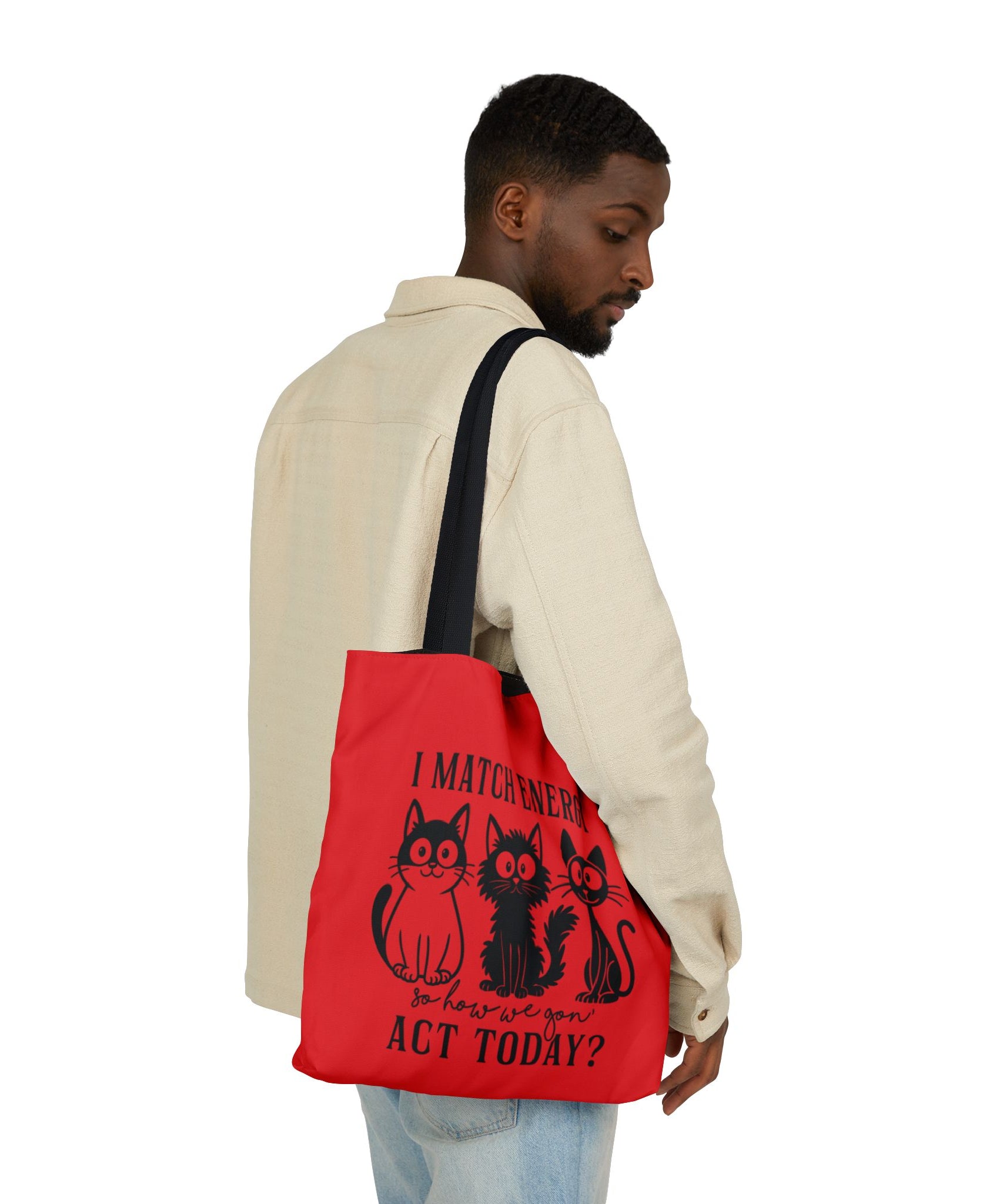 Cute Red Canvas Tote – Reusable Bag