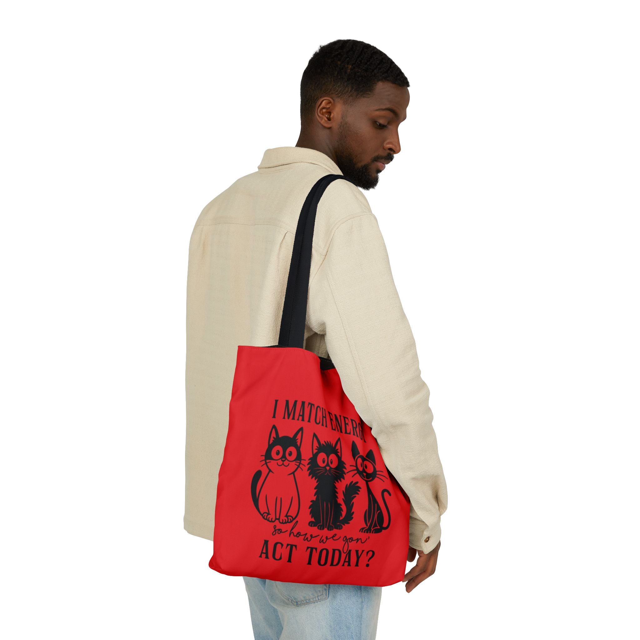 Cute Red Canvas Tote – Reusable Bag