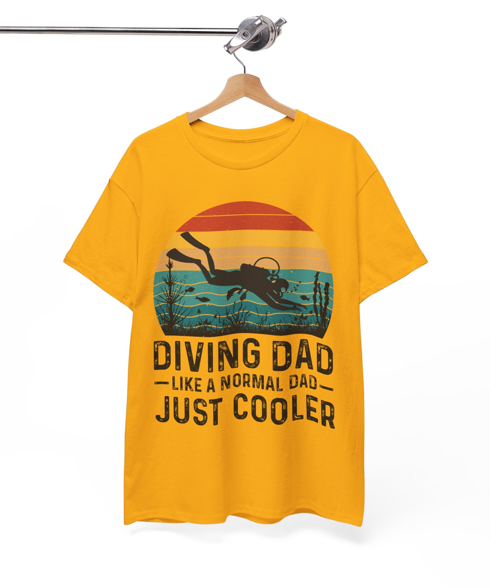 Diving Dad T-Shirt - Retro Scuba Design | Gallory Hive