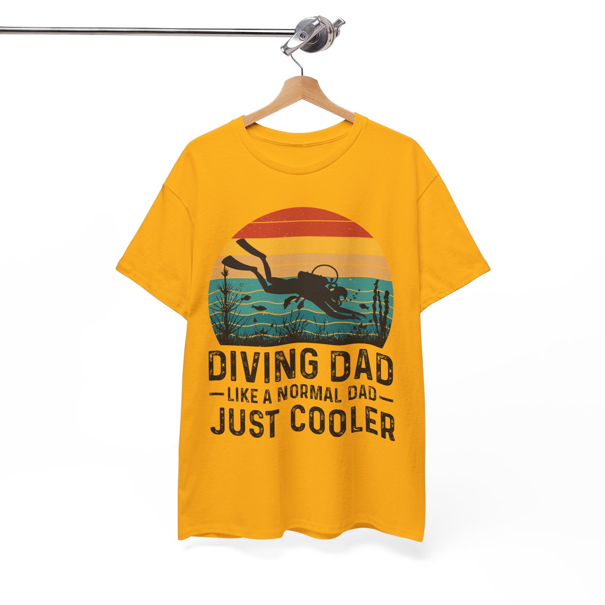 Diving Dad T-Shirt - Retro Scuba Design | Gallory Hive