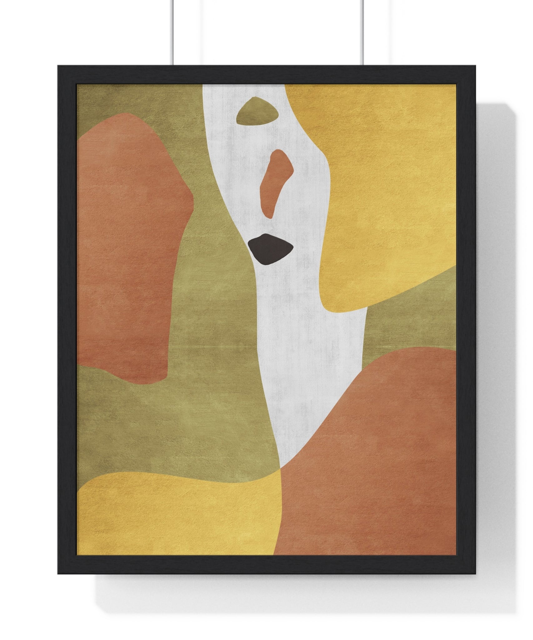 Abstract Carpet Texture Art – Wooden Framed Print