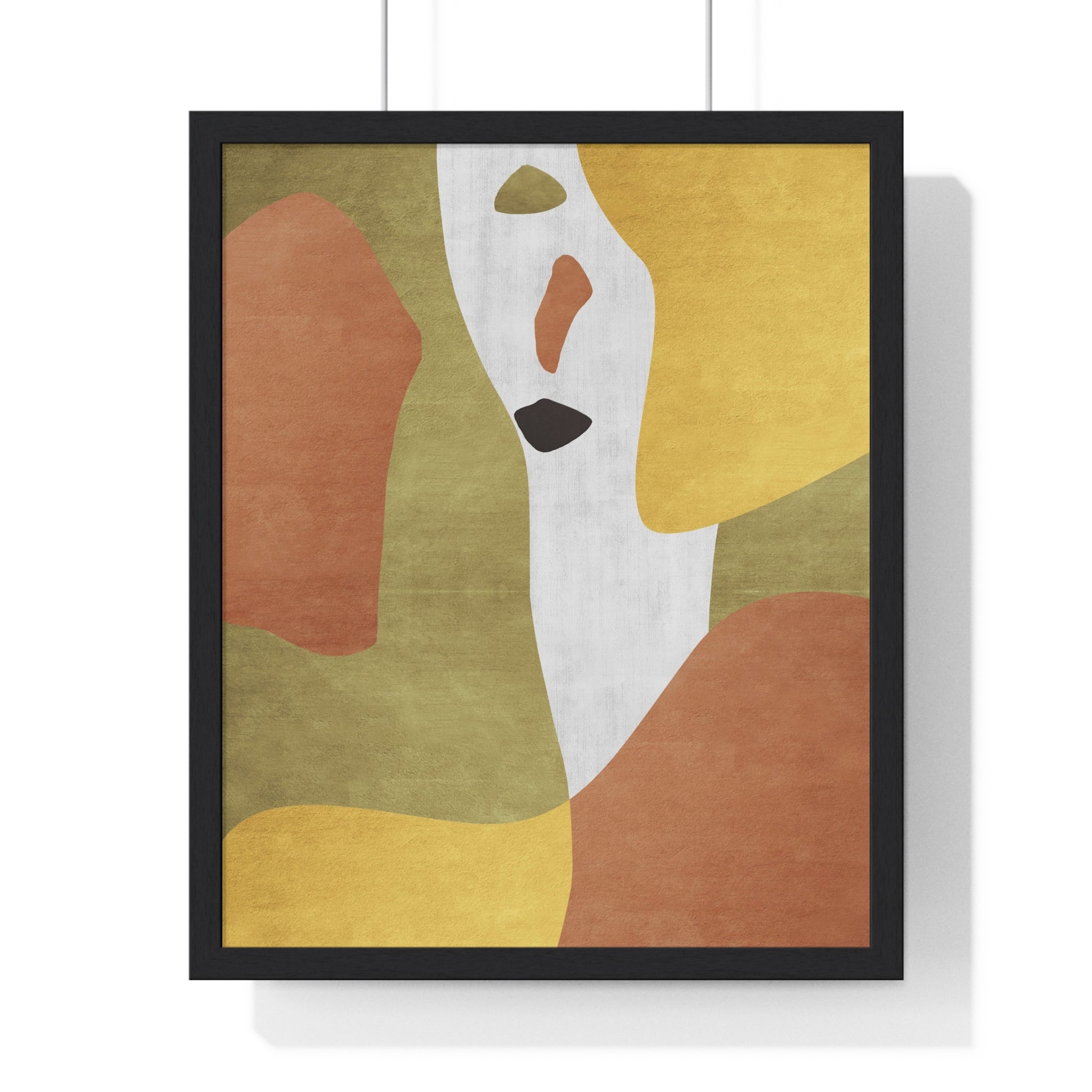 Abstract Carpet Texture Art – Wooden Framed Print