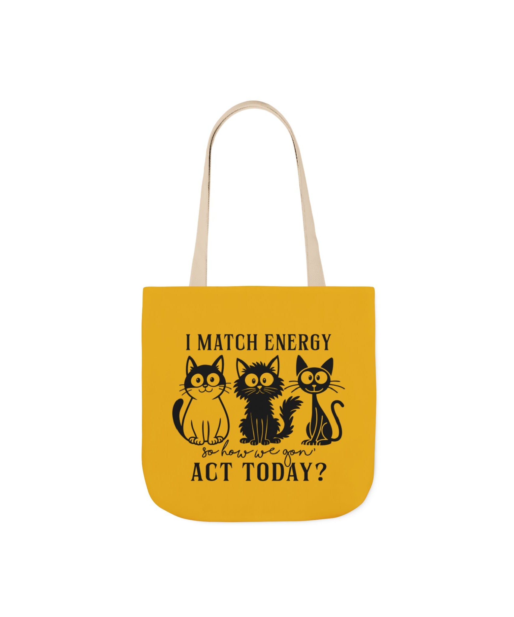 Cute Yellow Canvas Tote – Reusable Bag
