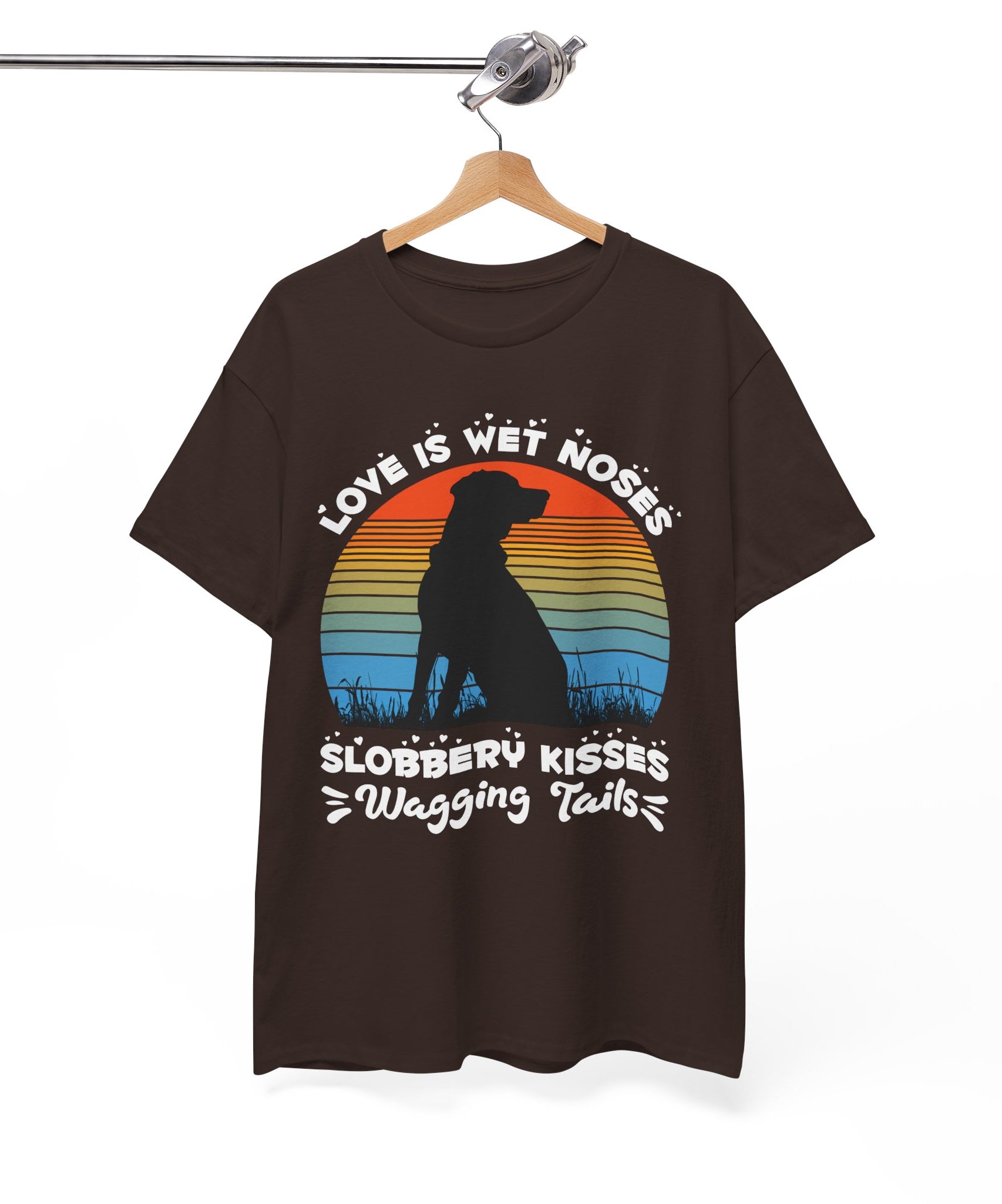 Funny Dog Lover Graphic Tee - Wet Noses