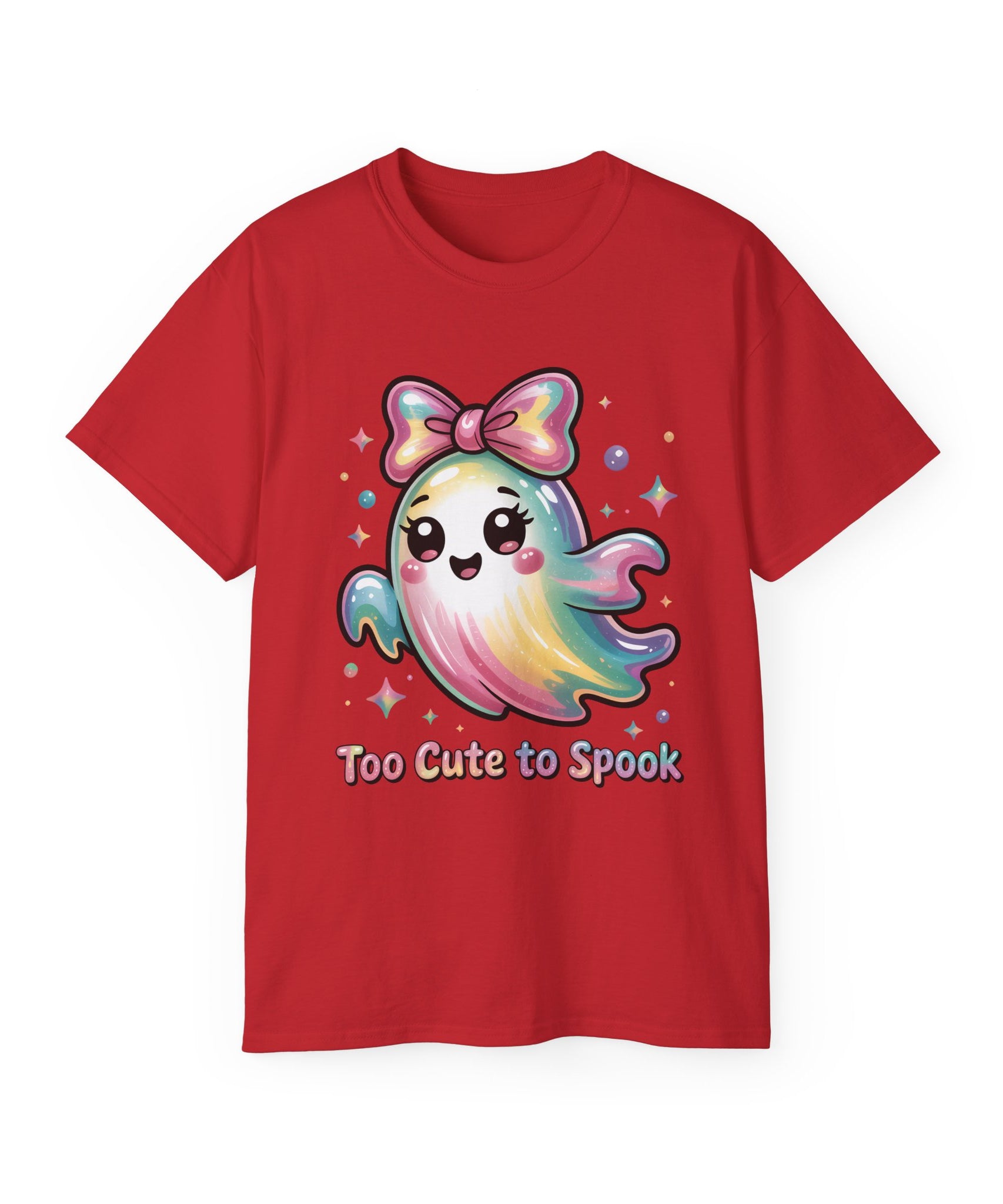 Rainbow Ghost Halloween Spooky T-Shirt