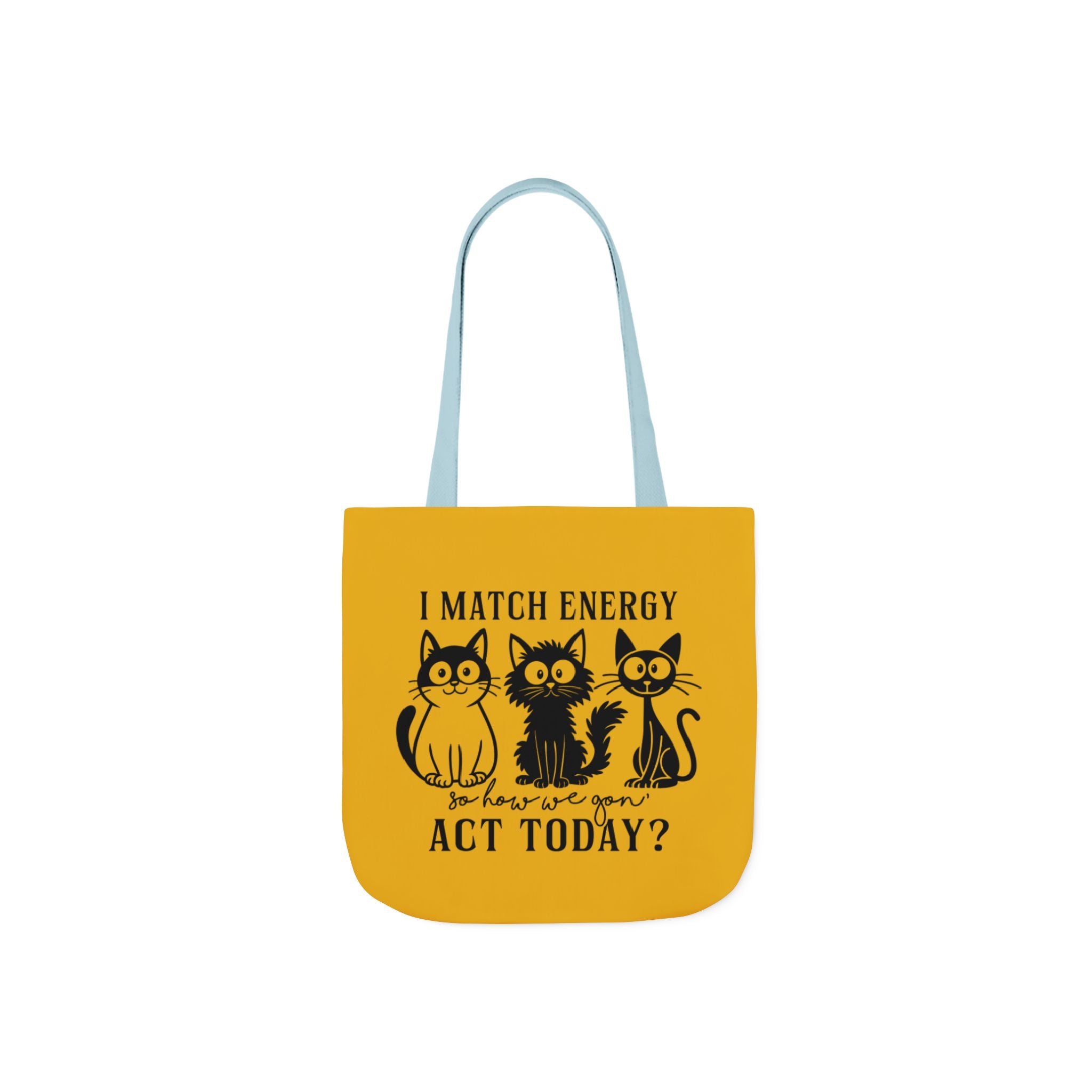 Cute Yellow Canvas Tote – Reusable Bag
