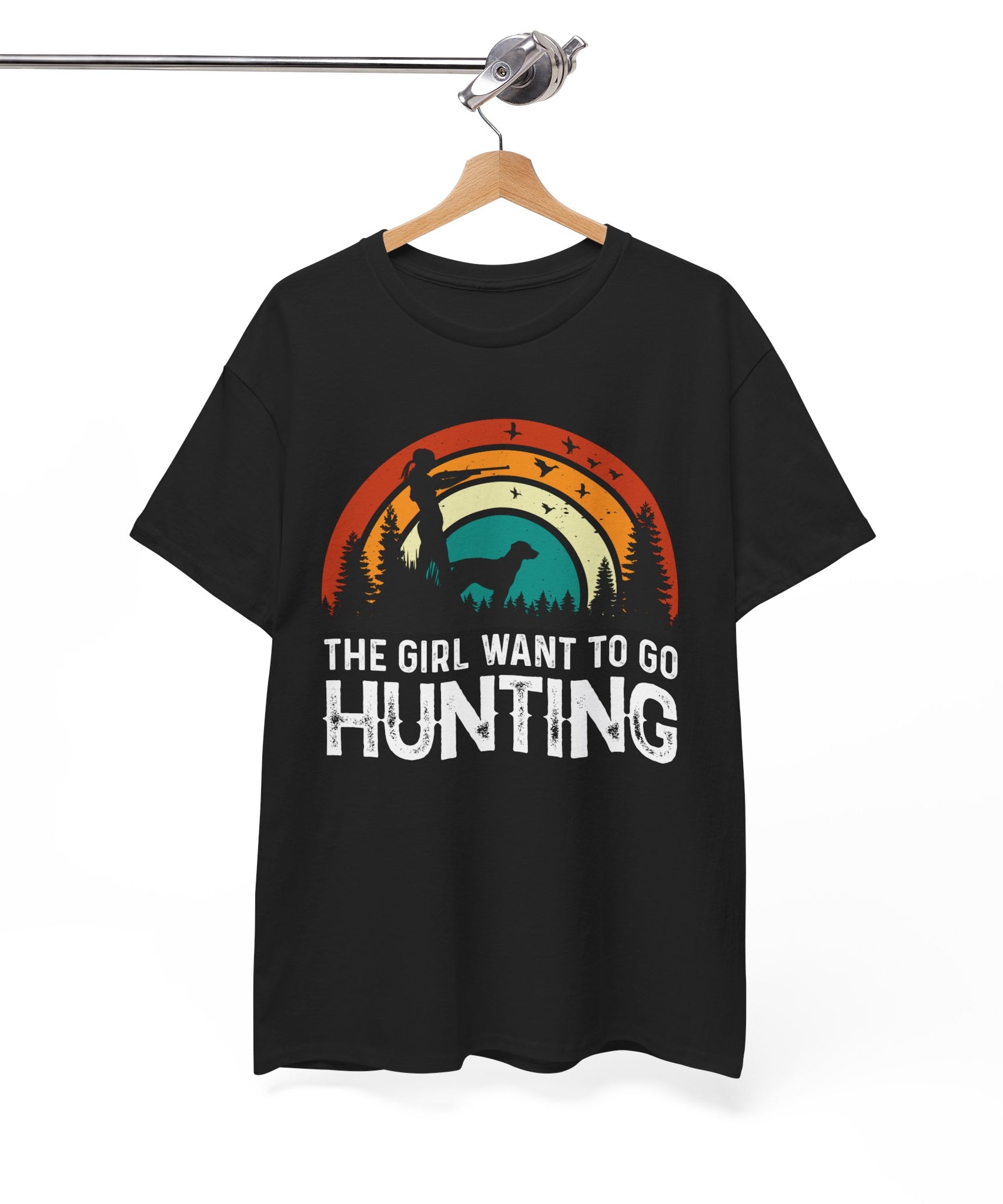 Retro Hunter Shirt – Birds & Pines | Gallory Hive