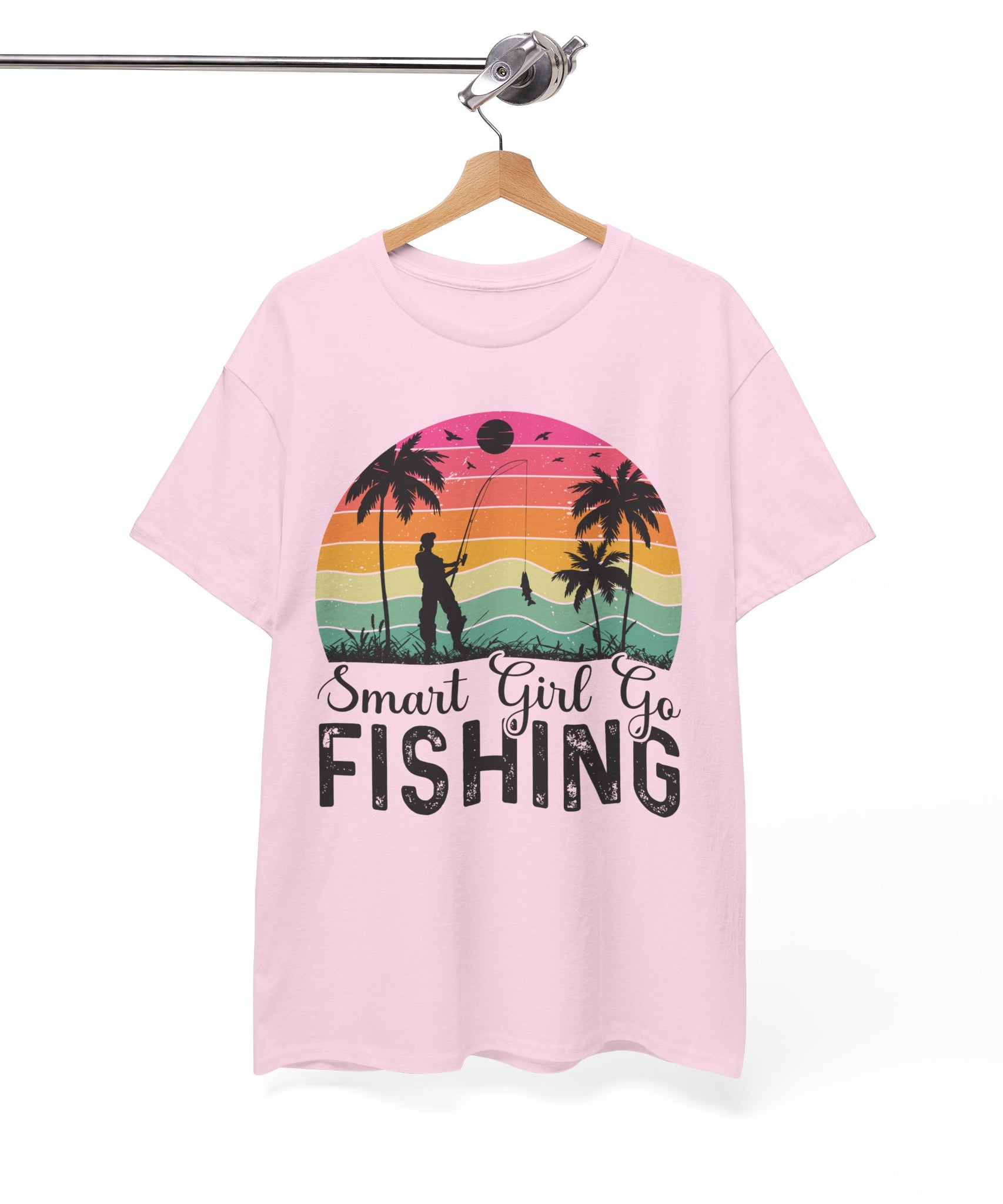 Retro Fisherwoman Graphic Shirt