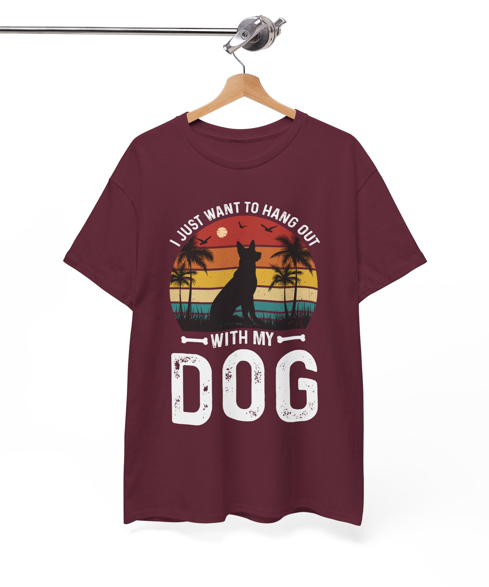 Sunset Dog Design - Beach Vibes T-shirt | Gallory Hive