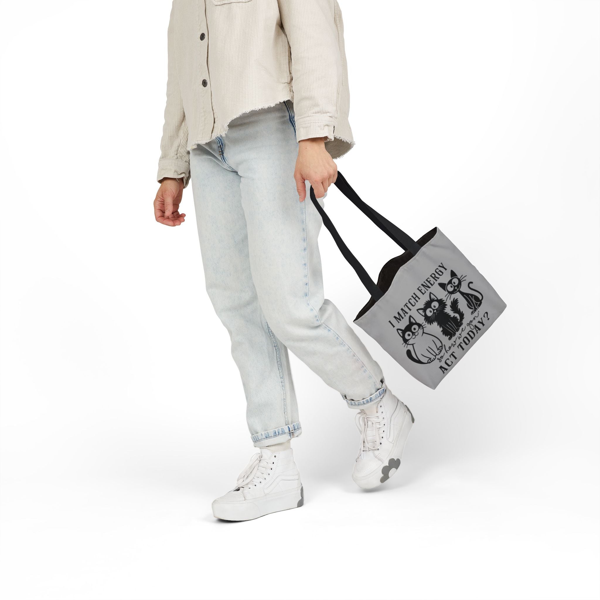 Gift for Cat Lovers – Light Grey Tote Bag