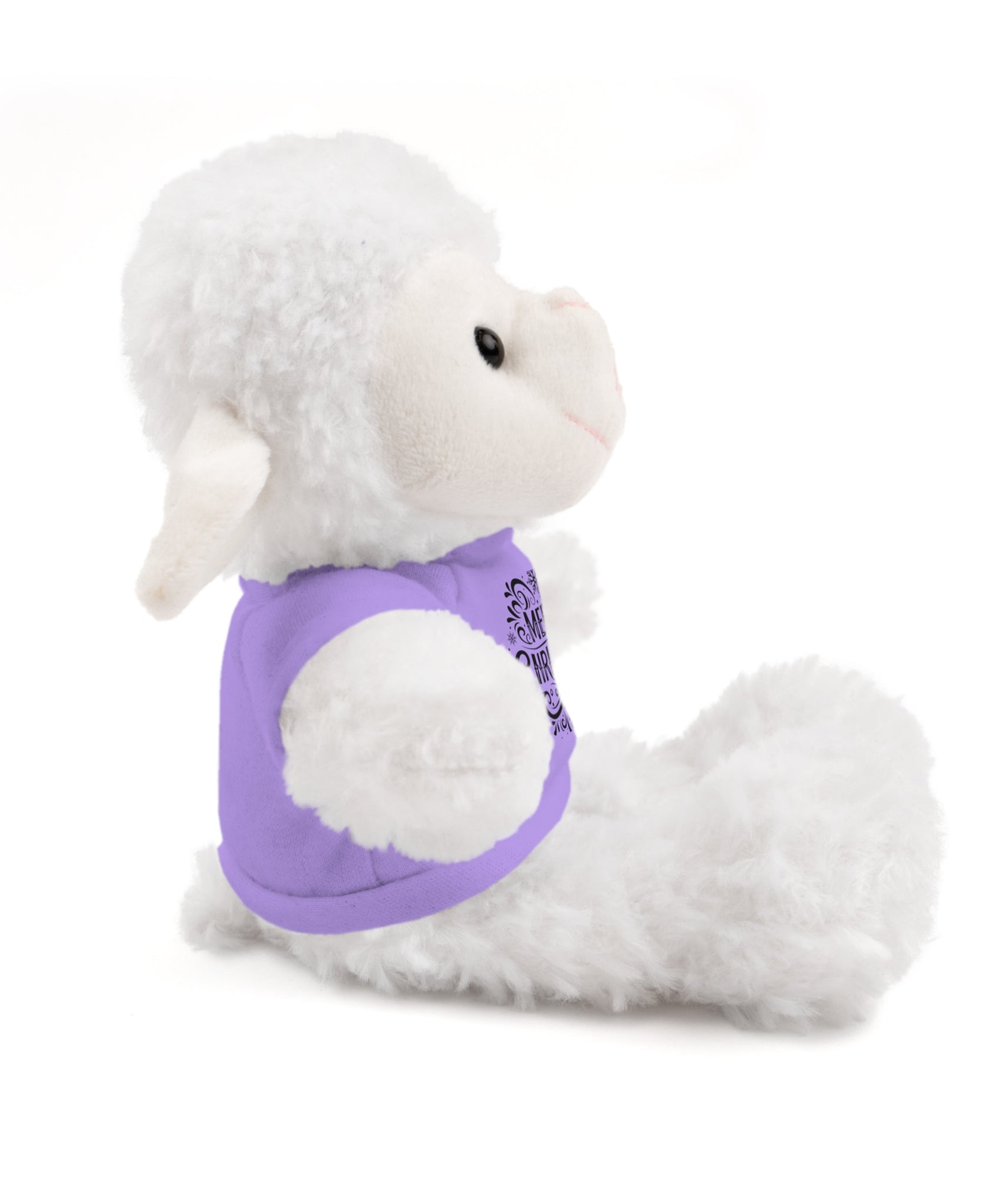 Festive Merry Christmas Stuffed Sheep | Gallory Hive