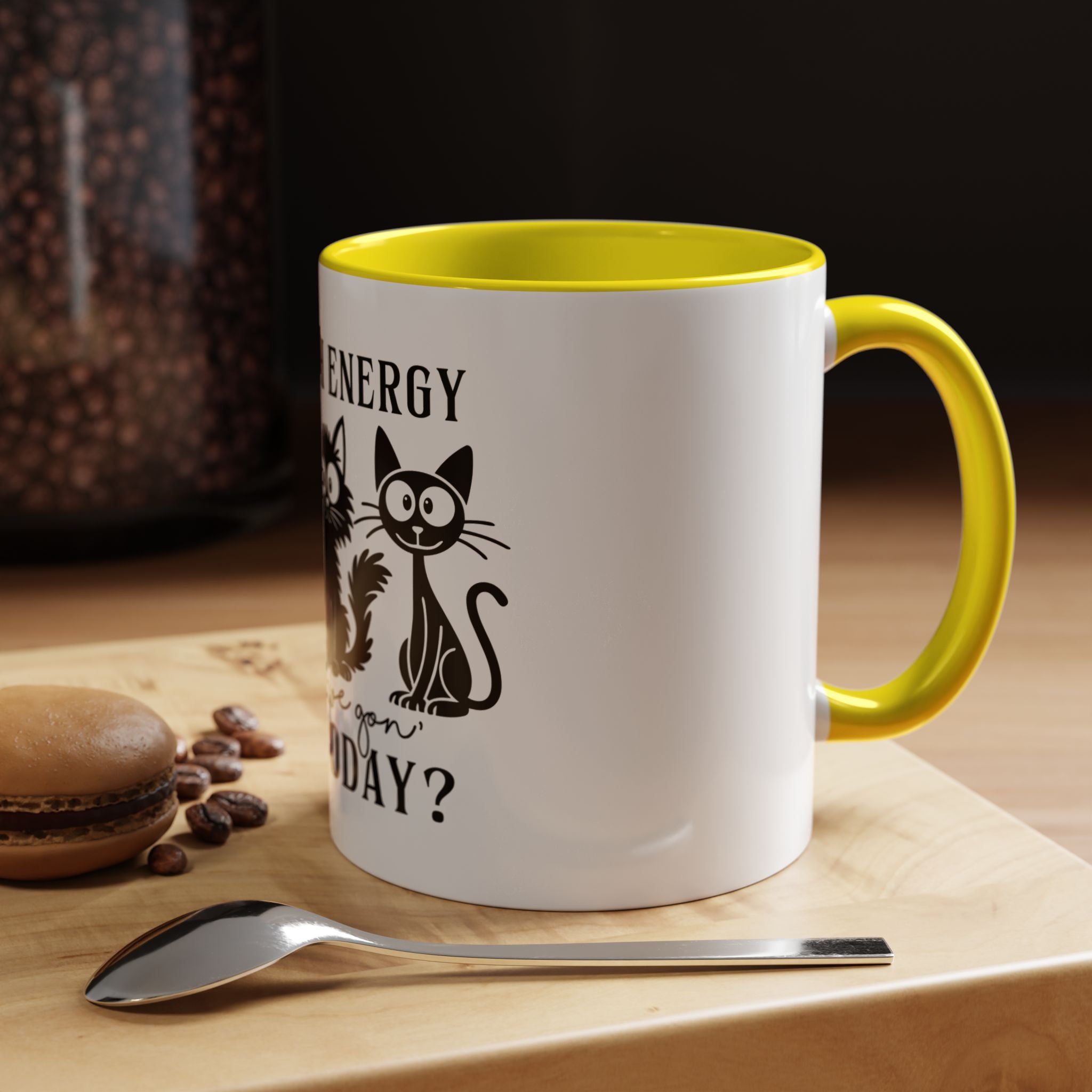 Quirky Cat Coffee Mug, Fun Kitty Mug for Cat Lovers, Gift for Pet Owners, Unique Cat-Themed Drinkware, Cute Cat Lover Present