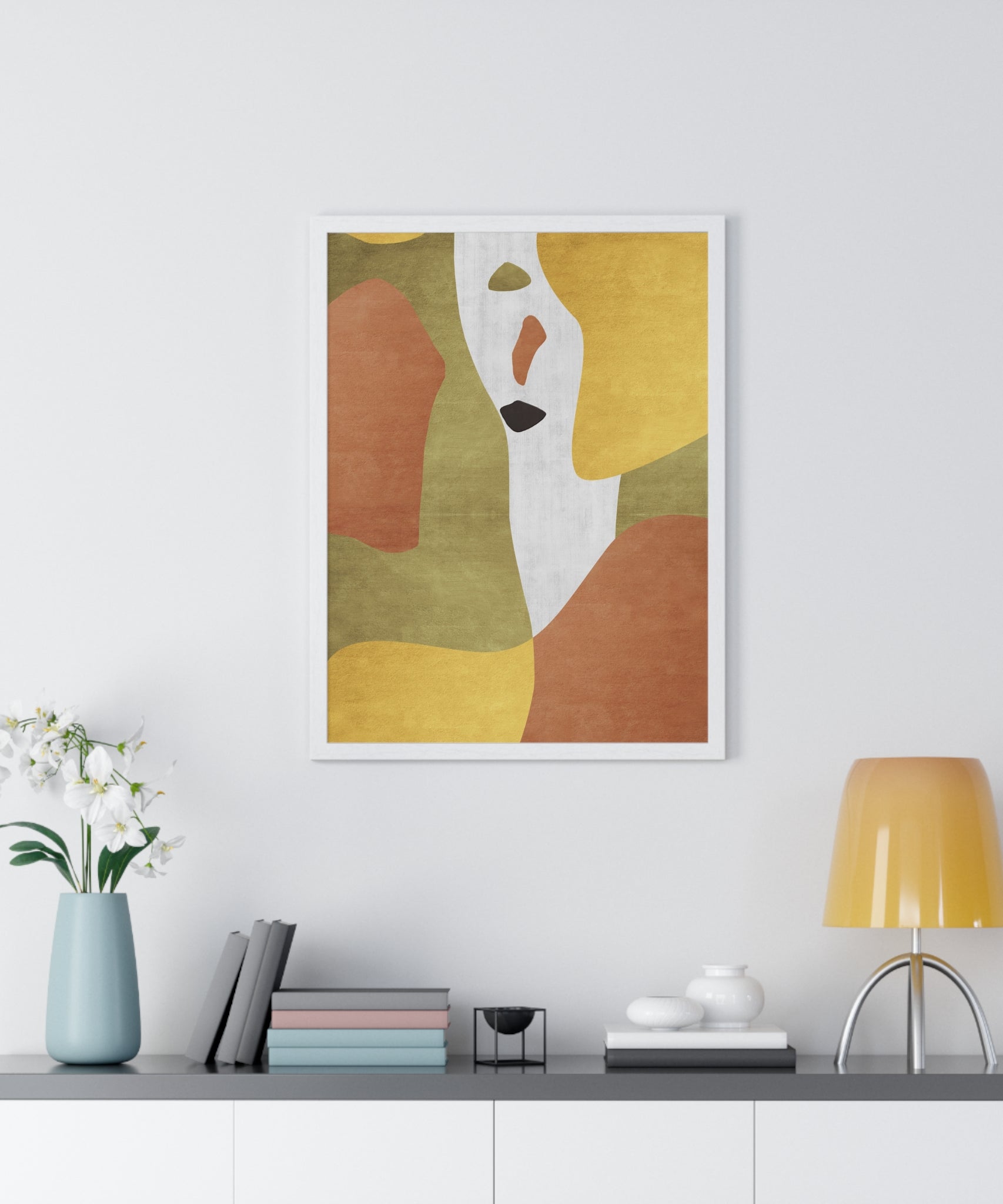 Abstract Carpet Texture Art – Wooden Framed Print