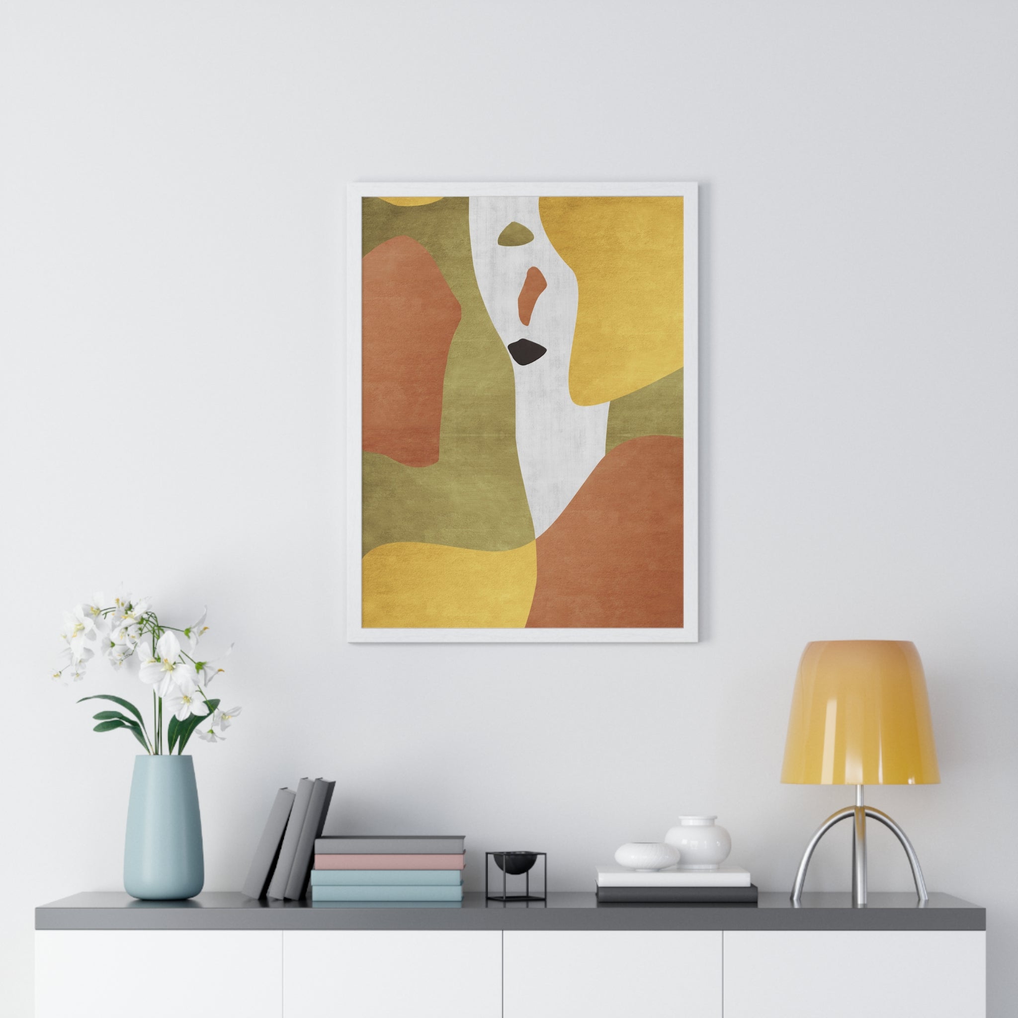 Abstract Carpet Texture Art – Wooden Framed Print