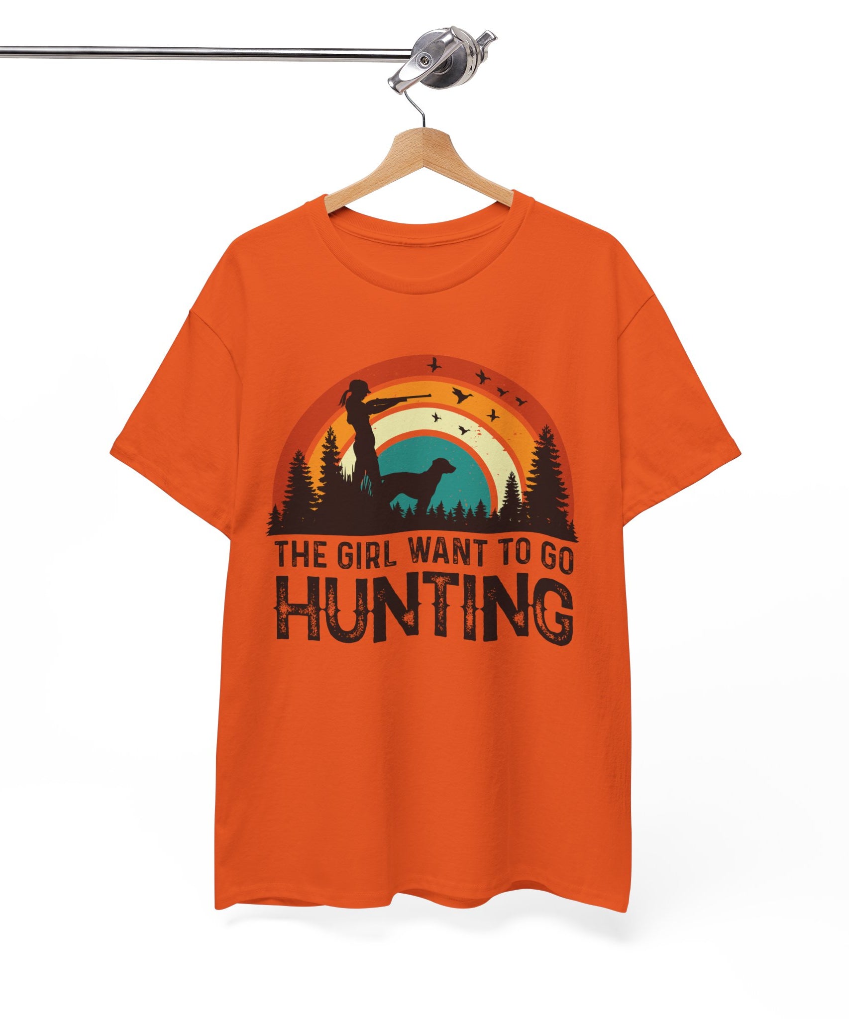 Retro Hunter Shirt – Birds & Pines | Gallory Hive