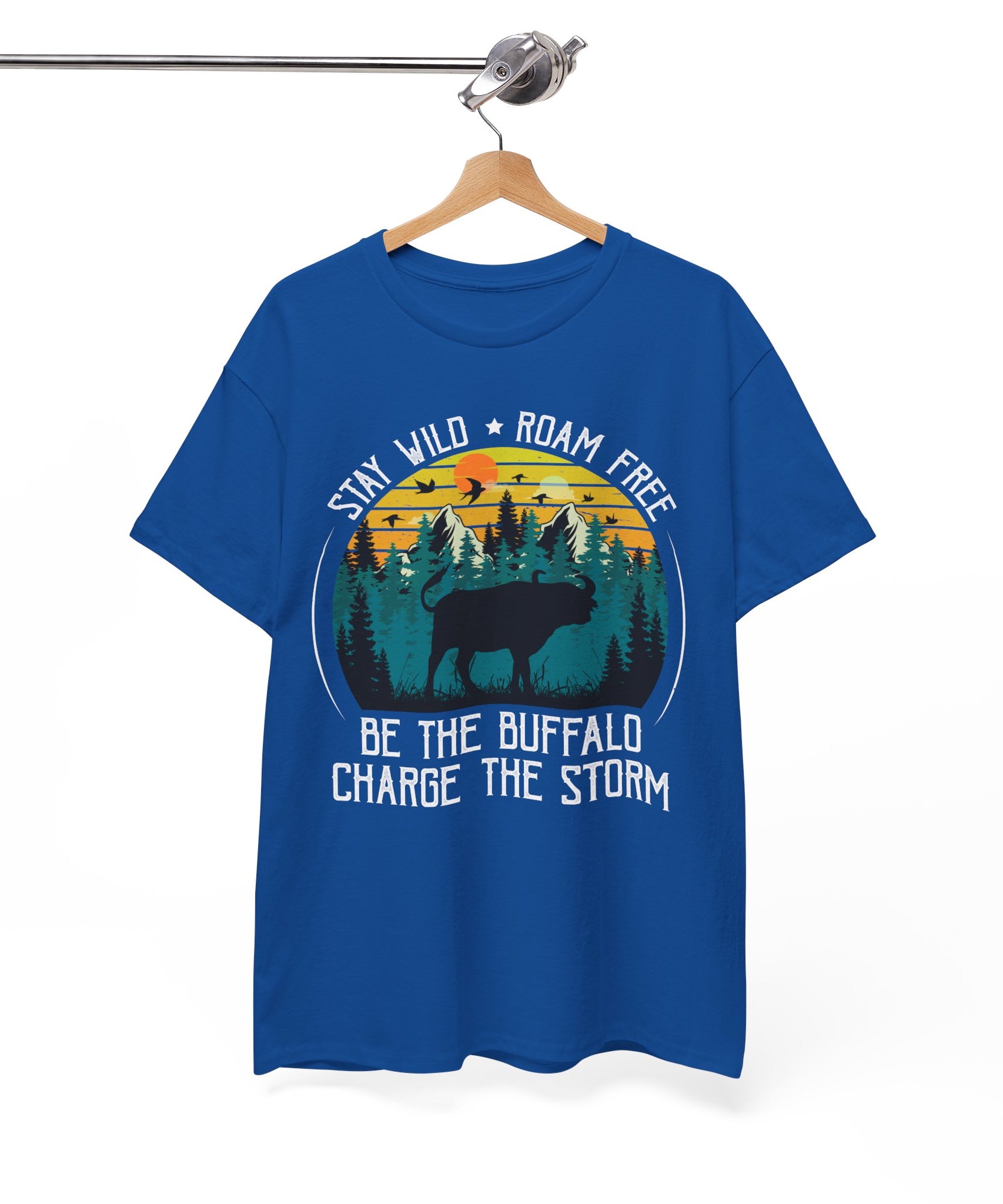 Wild Buffalo Mountain Graphic Tee | Gallory Hive