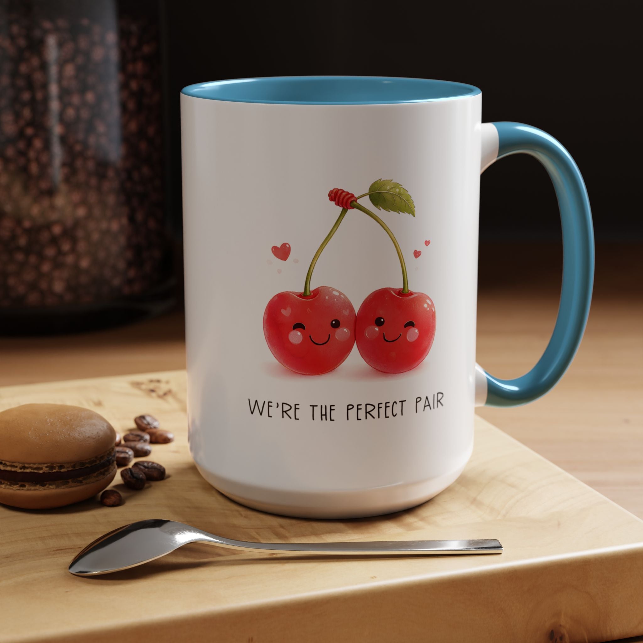 Funny Cherry Couple Ceramic Coffee Mug | Gallory Hive