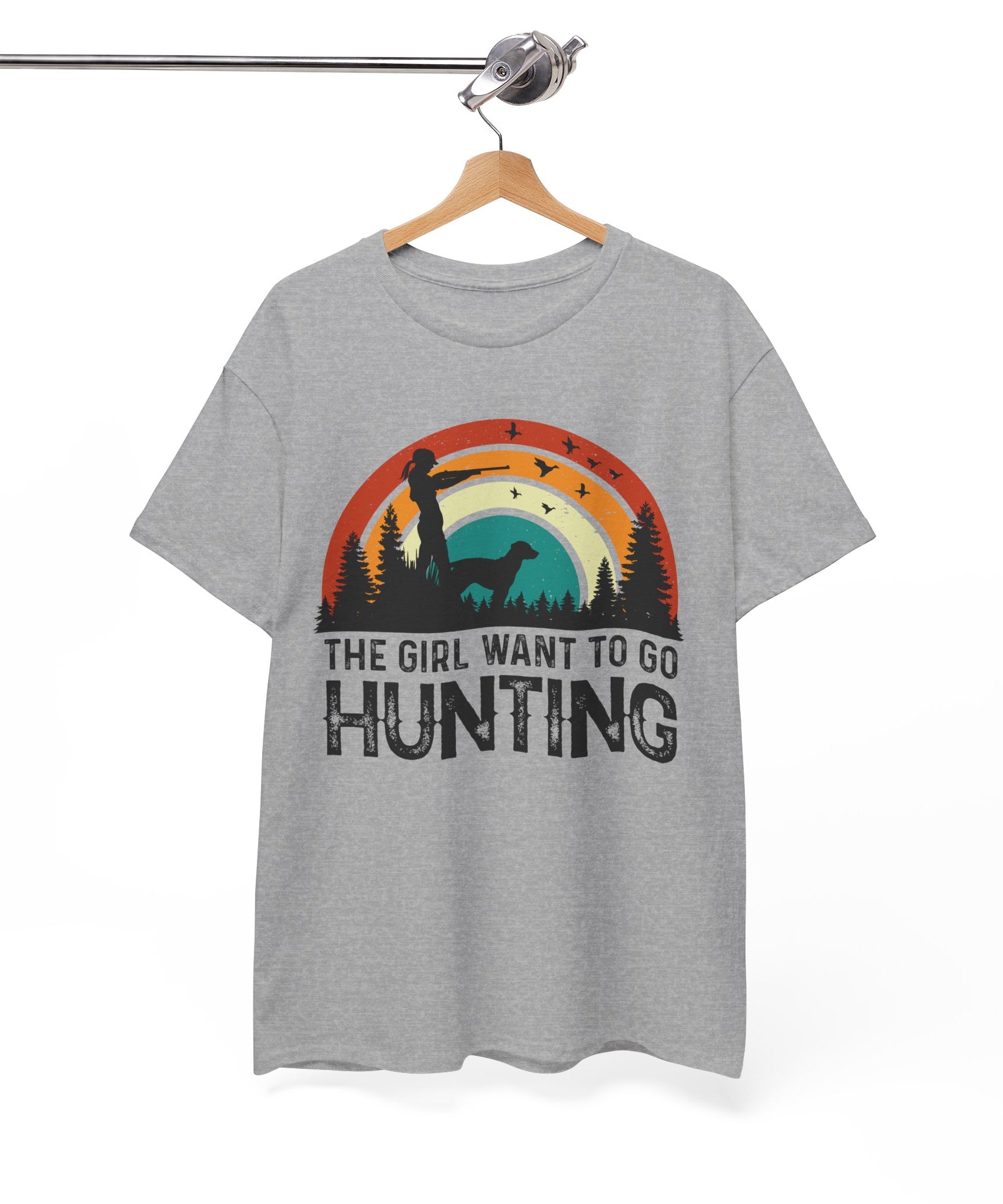 Retro Hunter Shirt – Birds & Pines | Gallory Hive