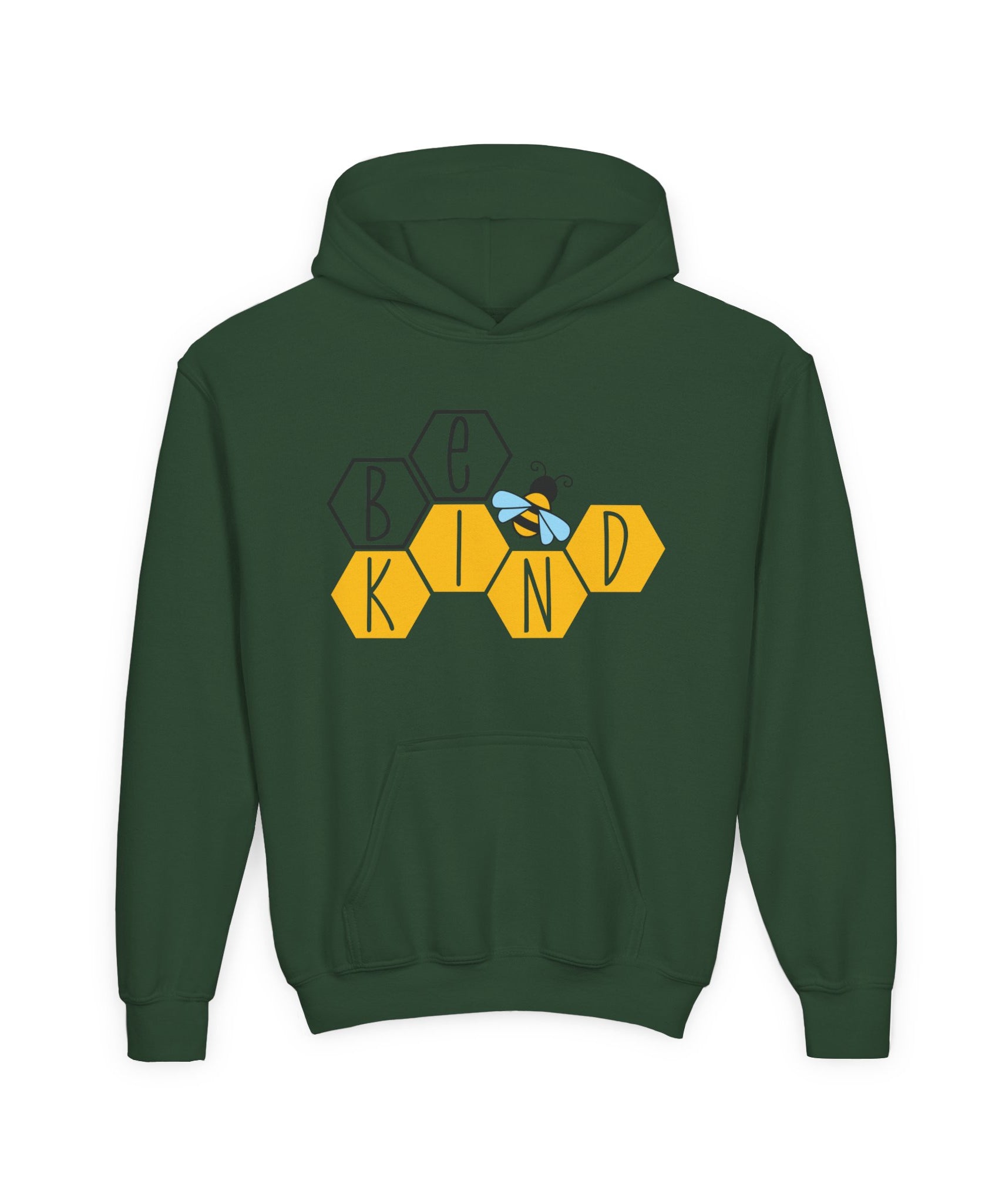 Unisex Kids Hoodie – Bee Kind & Cozy | Gallory Hive
