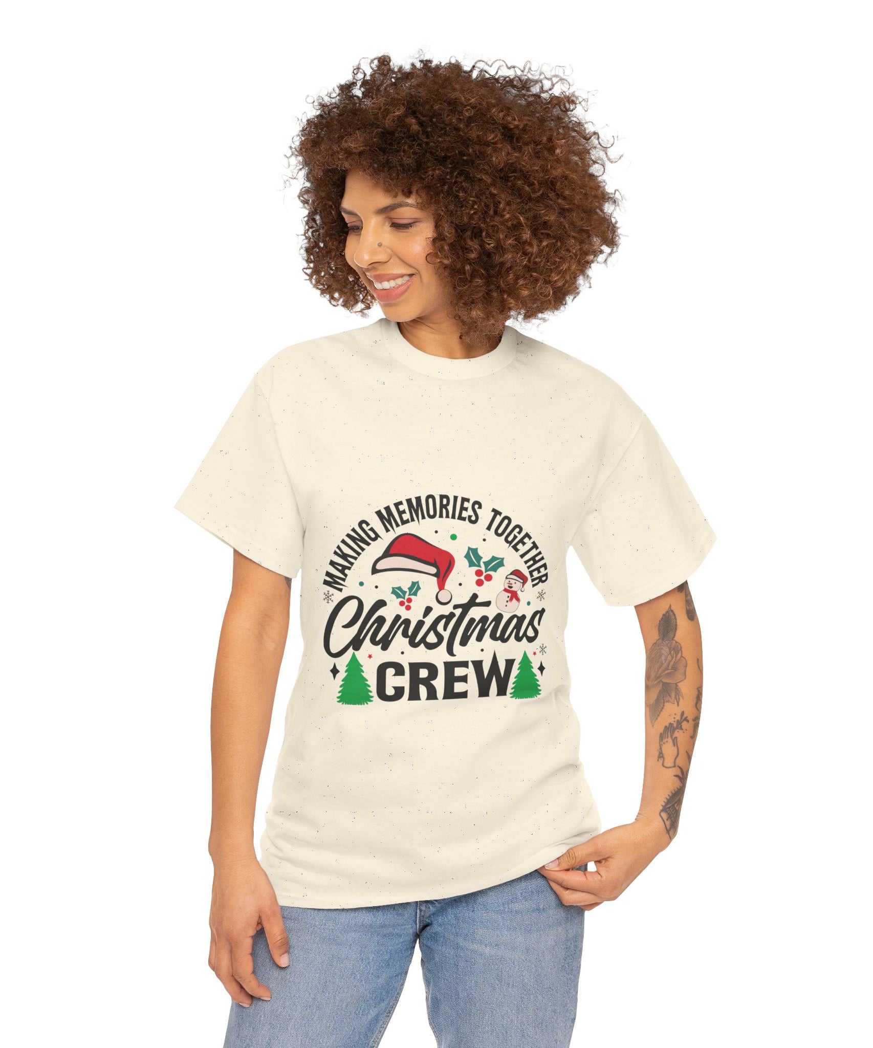 Santa Hat Snowman Xmas Trees Cute Tee | Gallory Hive