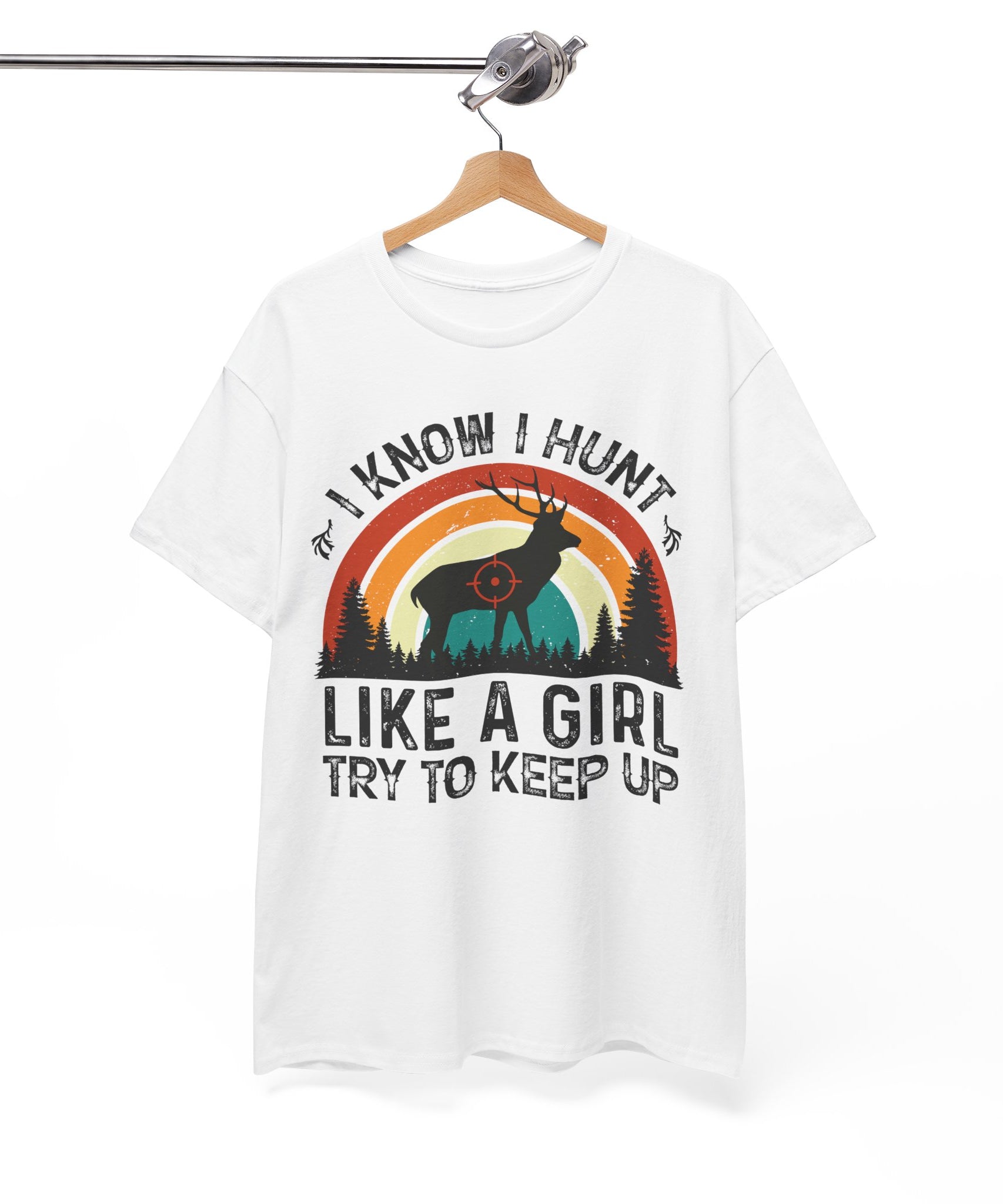 Sunset Target Deer Shirt – Hunting Vibes