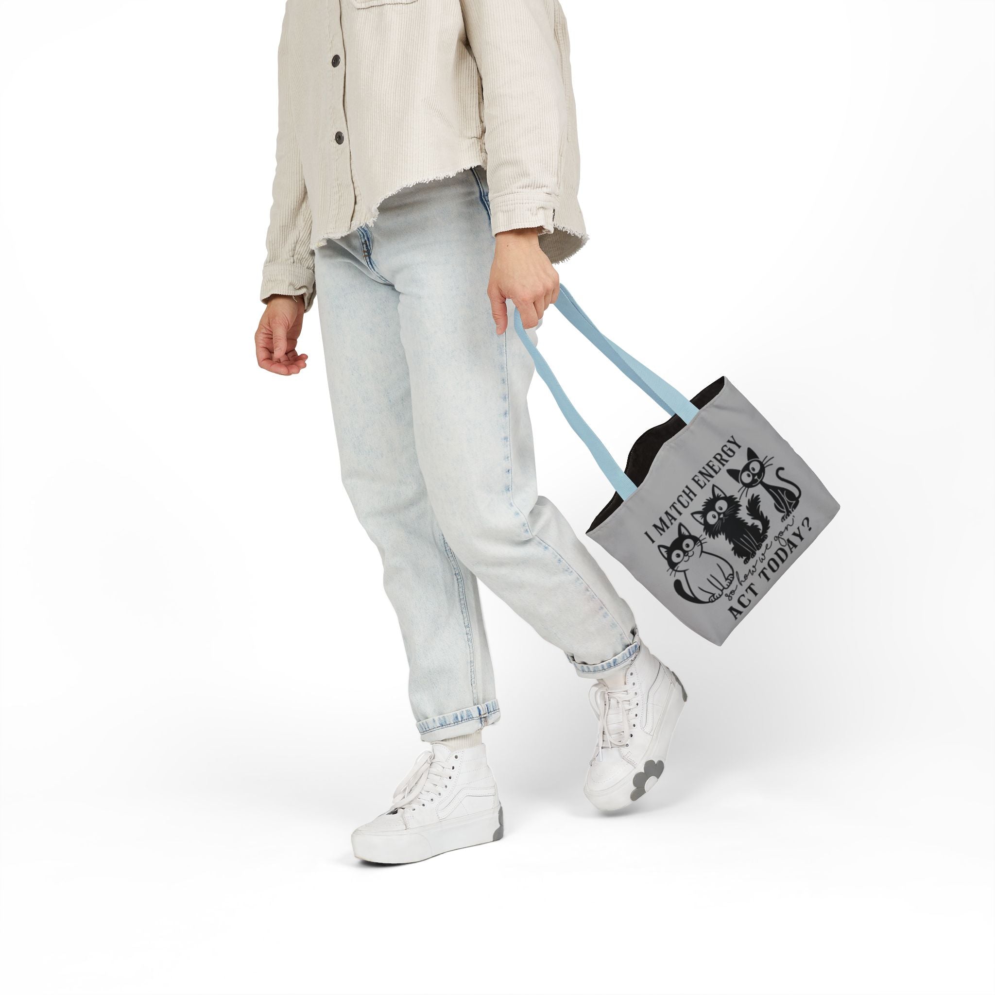 Gift for Cat Lovers – Light Grey Tote Bag