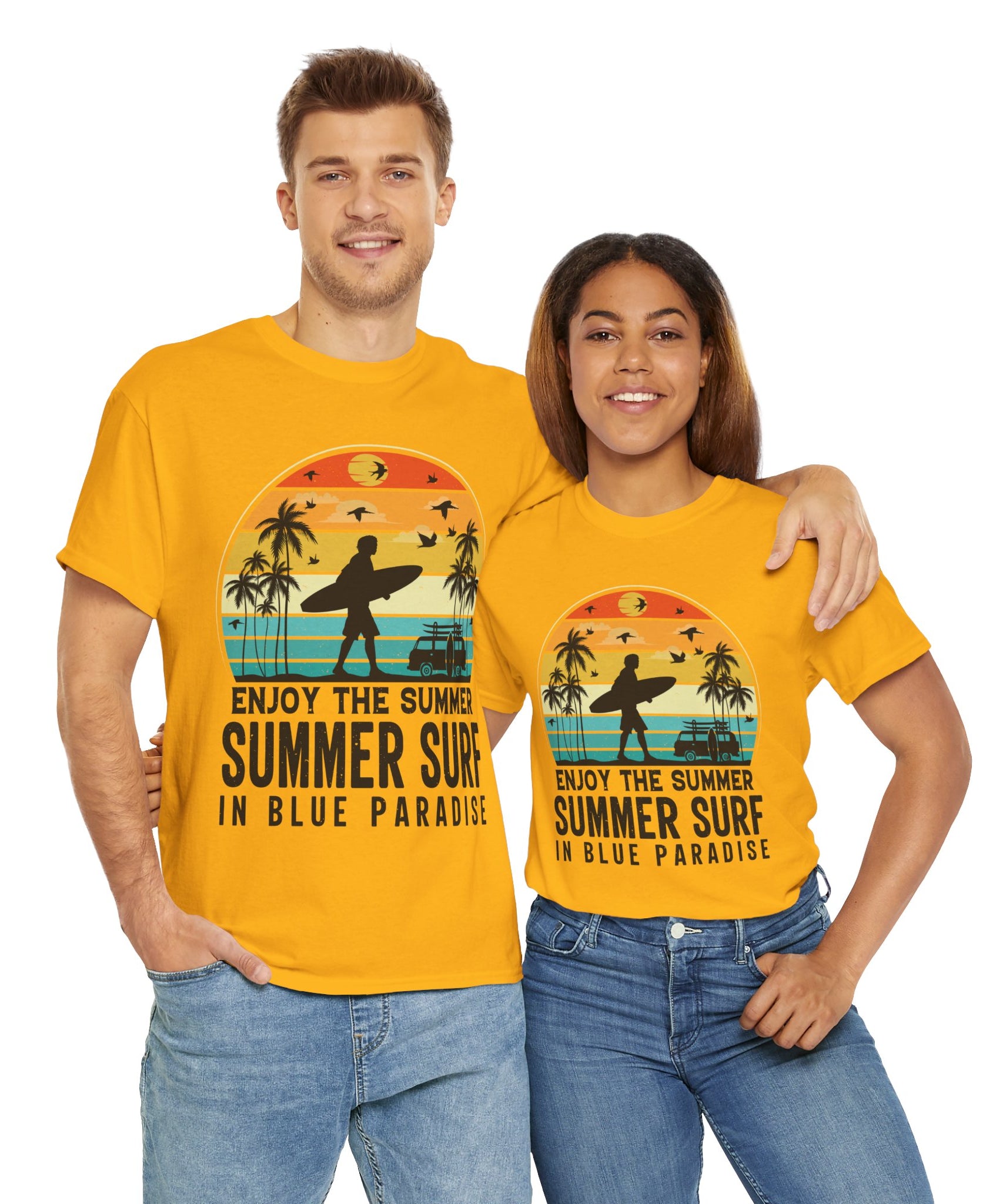 Summer Surf Van Sunset Shirt