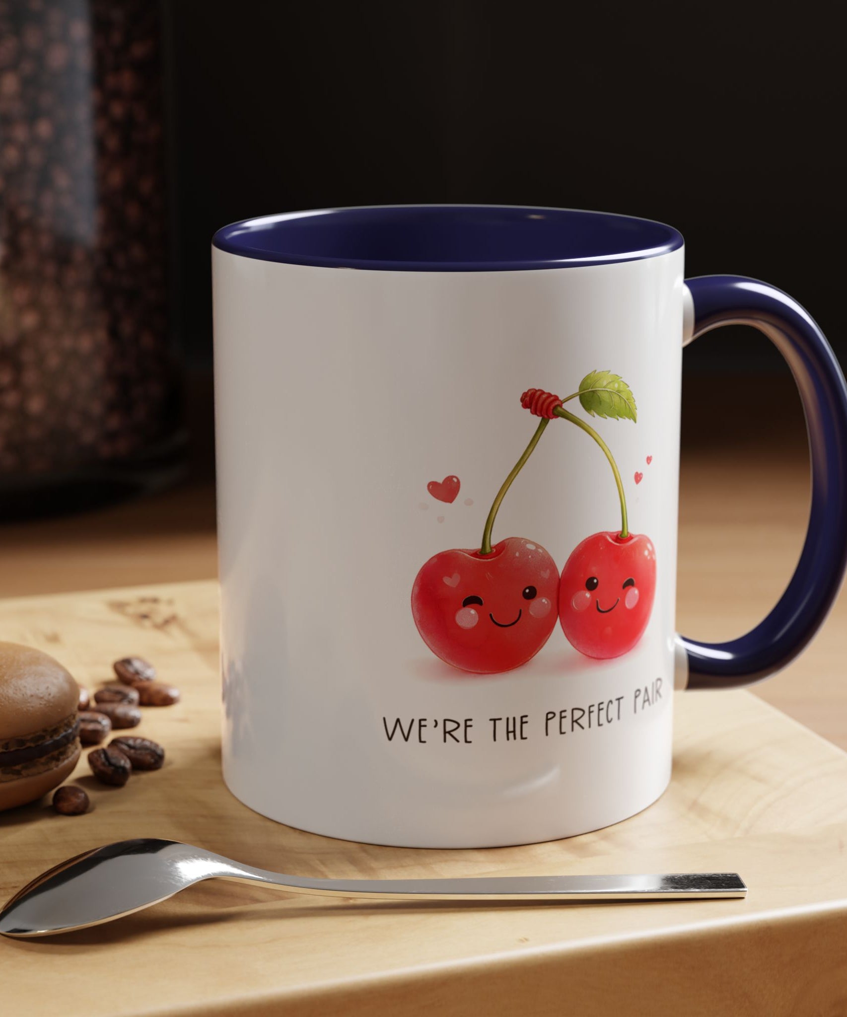 Funny Cherry Couple Ceramic Coffee Mug | Gallory Hive