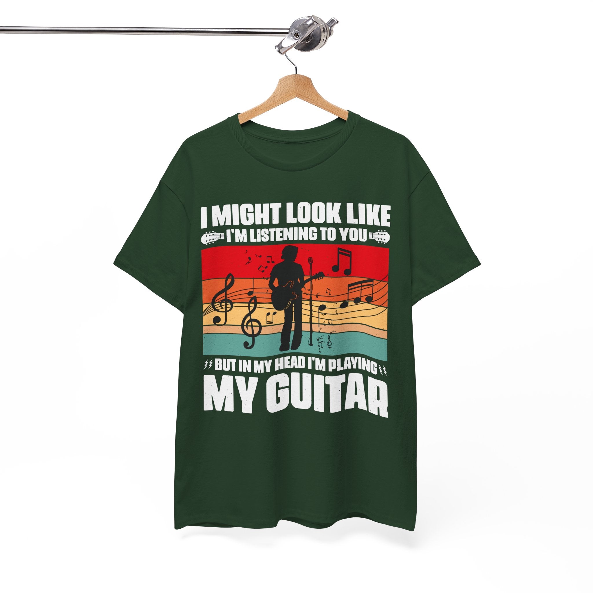 Retro Guitar Playing Mind T-Shirt