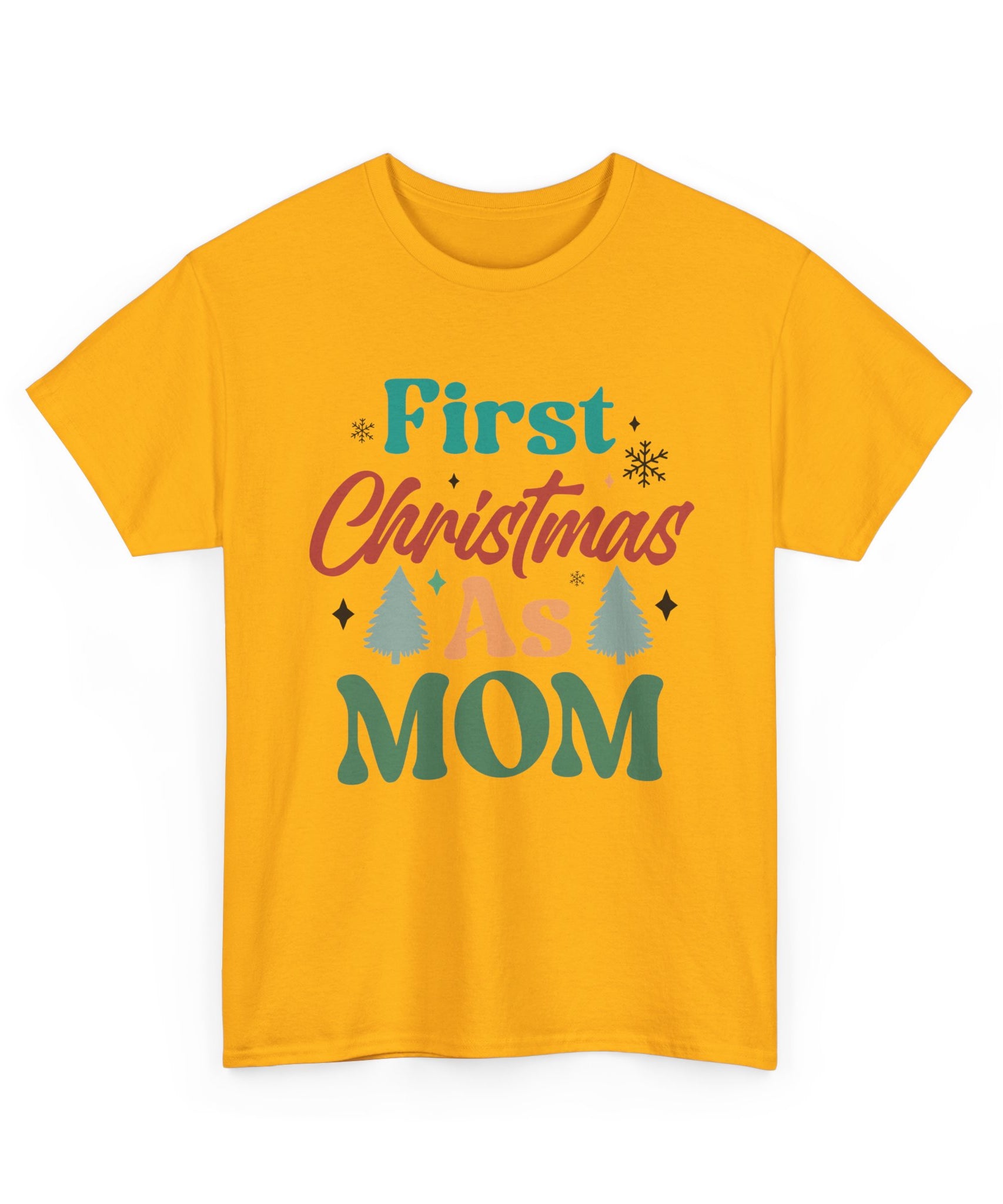 First Christmas as Mom T-Shirt | Gallory Hive