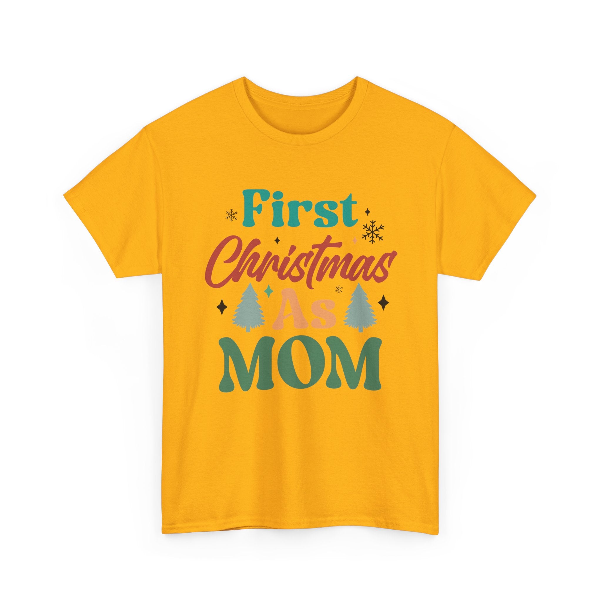 First Christmas as Mom T-Shirt | Gallory Hive