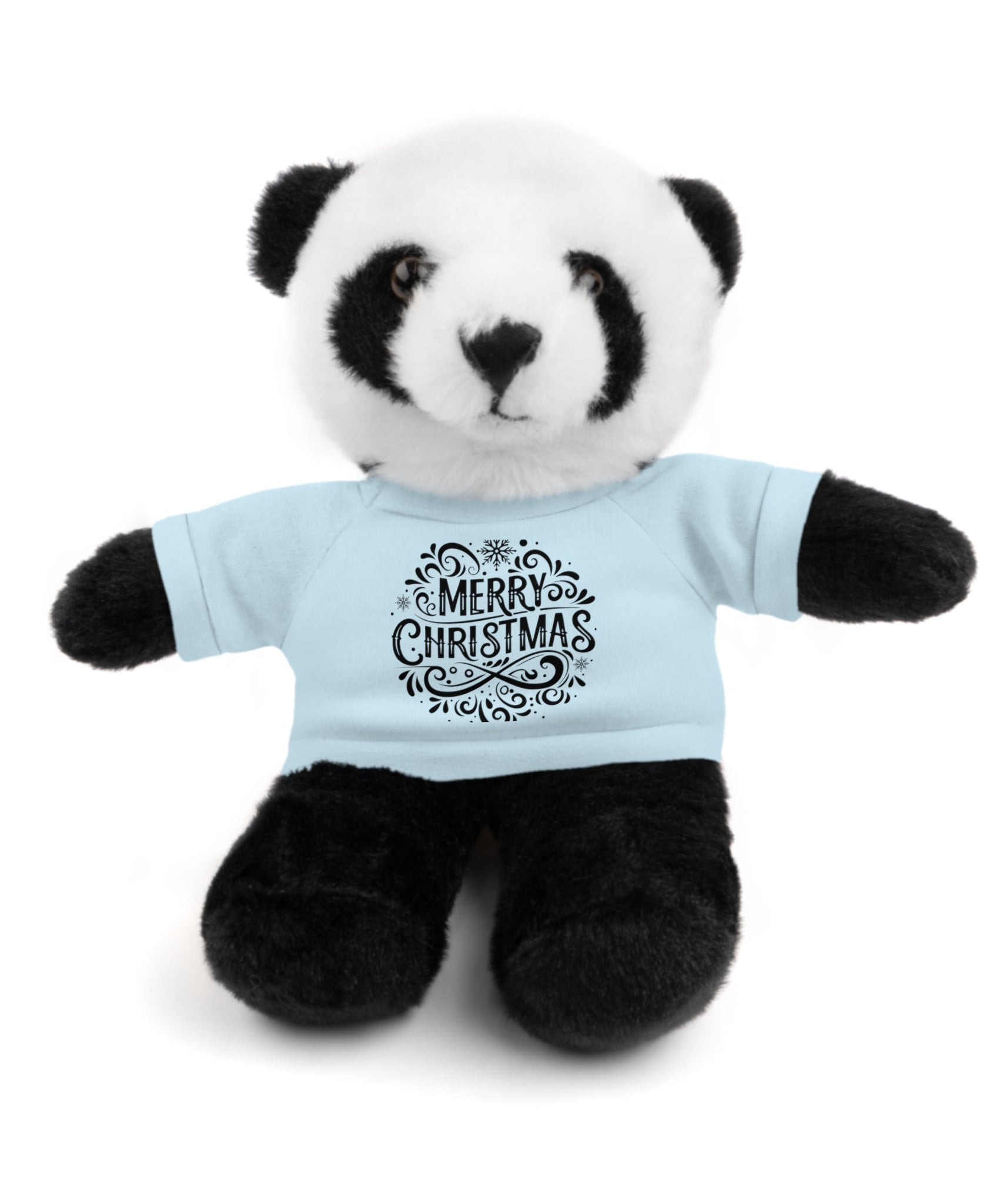 Festive Merry Christmas Stuffed Panda | Gallory Hive