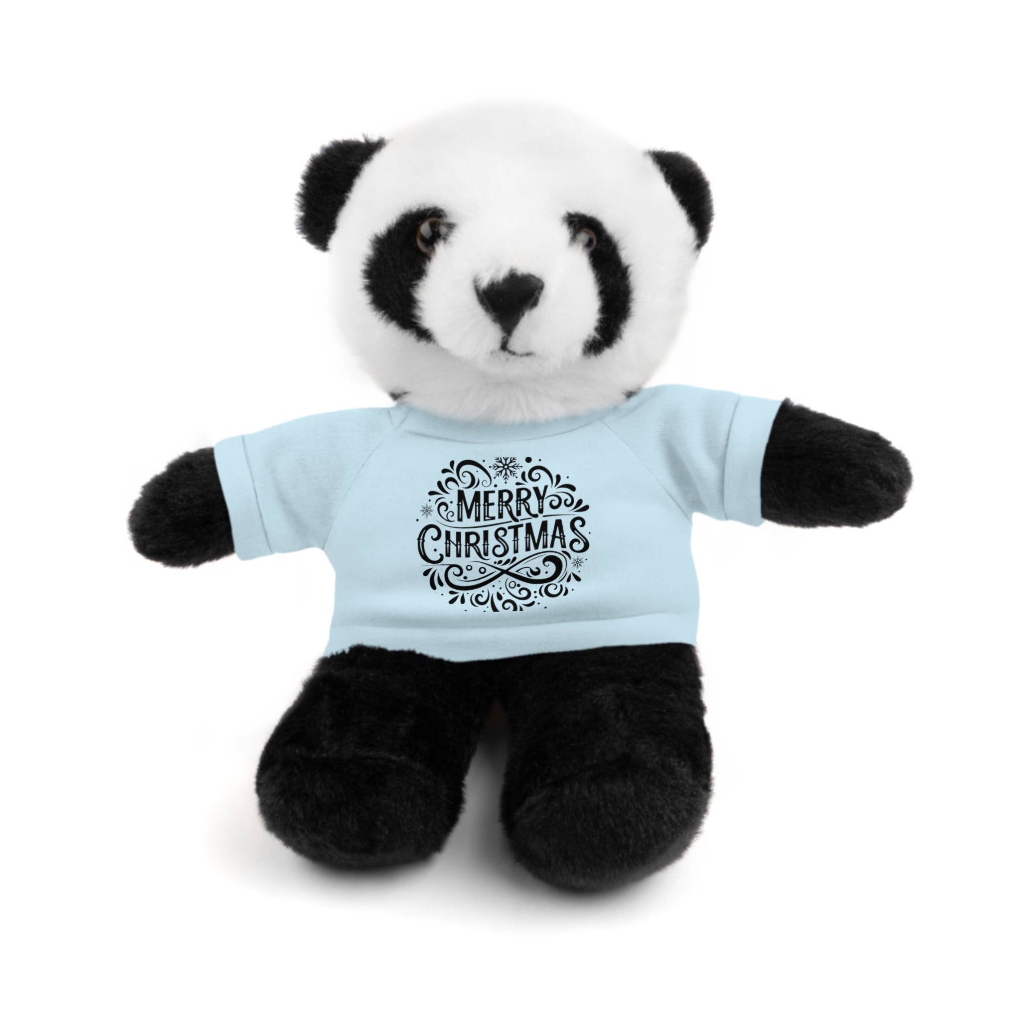 Festive Merry Christmas Stuffed Panda | Gallory Hive