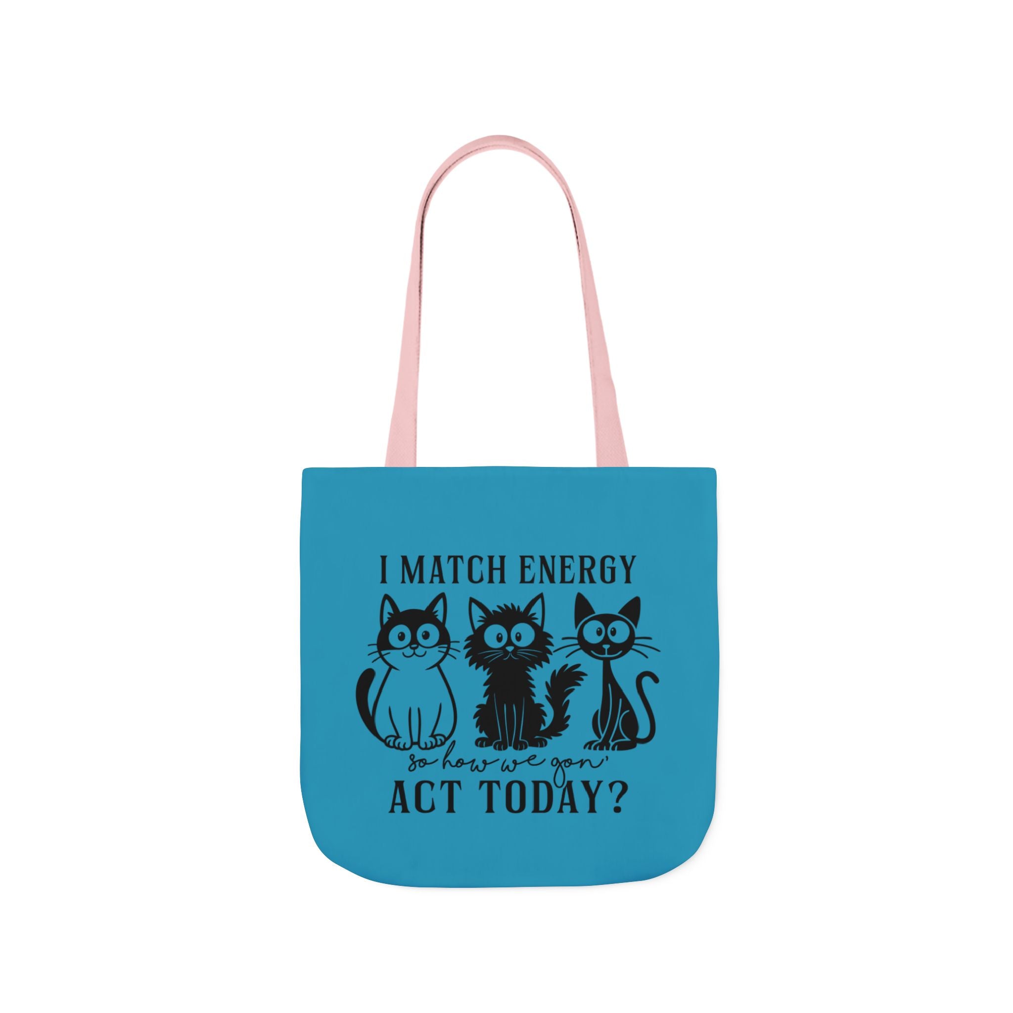 Cute Turquoise Canvas Tote – Reusable Bag