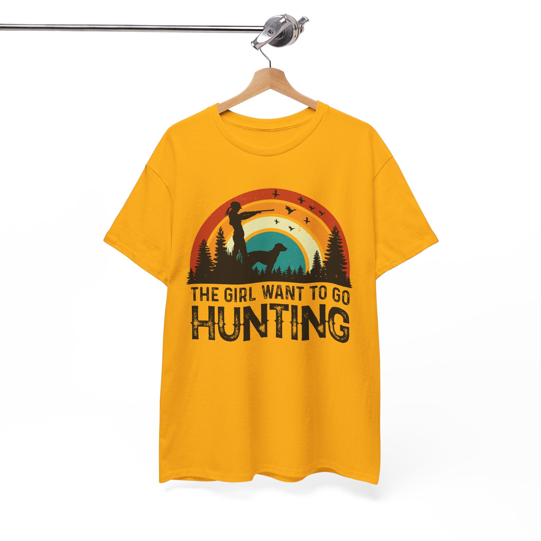 Retro Hunter Shirt – Birds & Pines