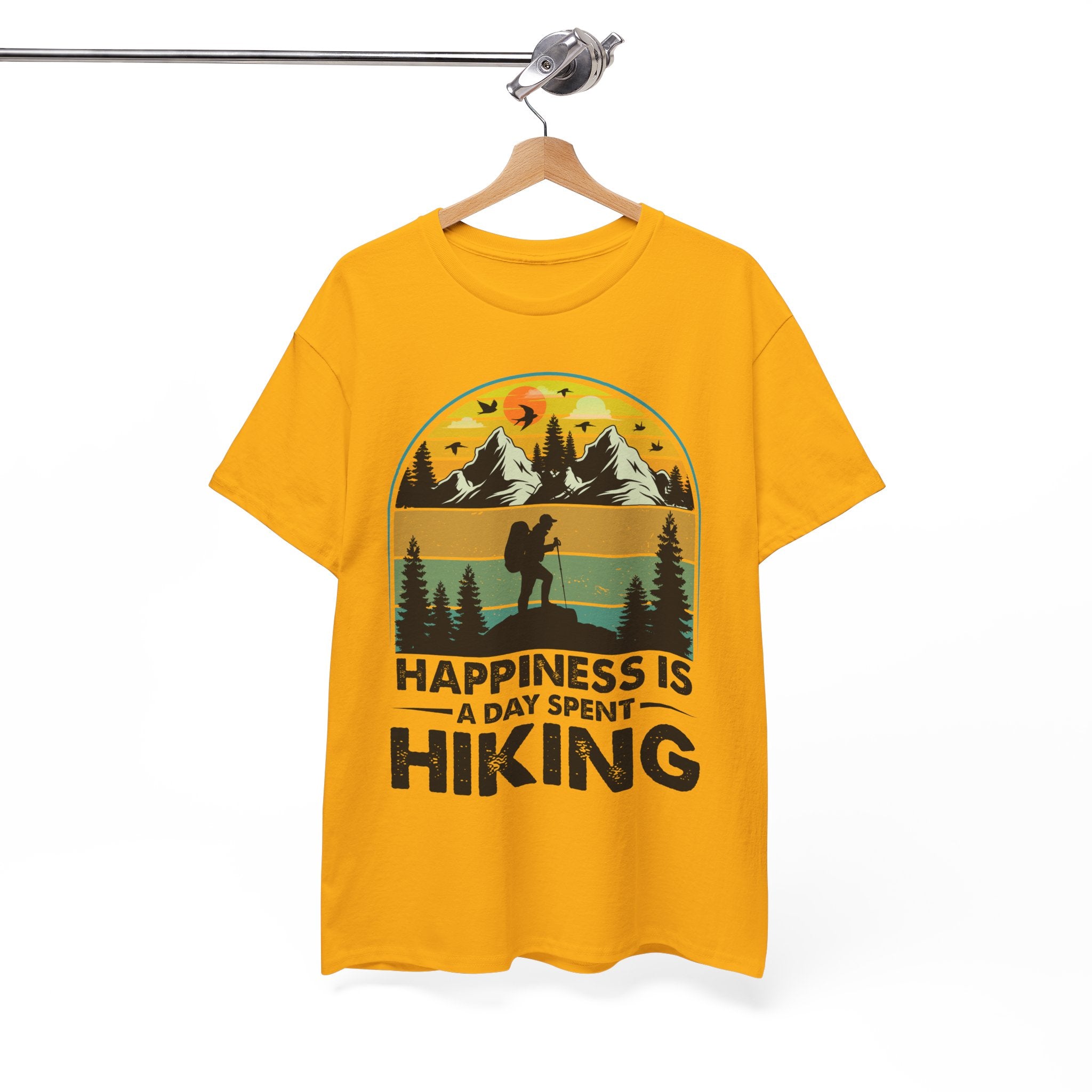 Vintage Hiker Sunset Mountain Tee