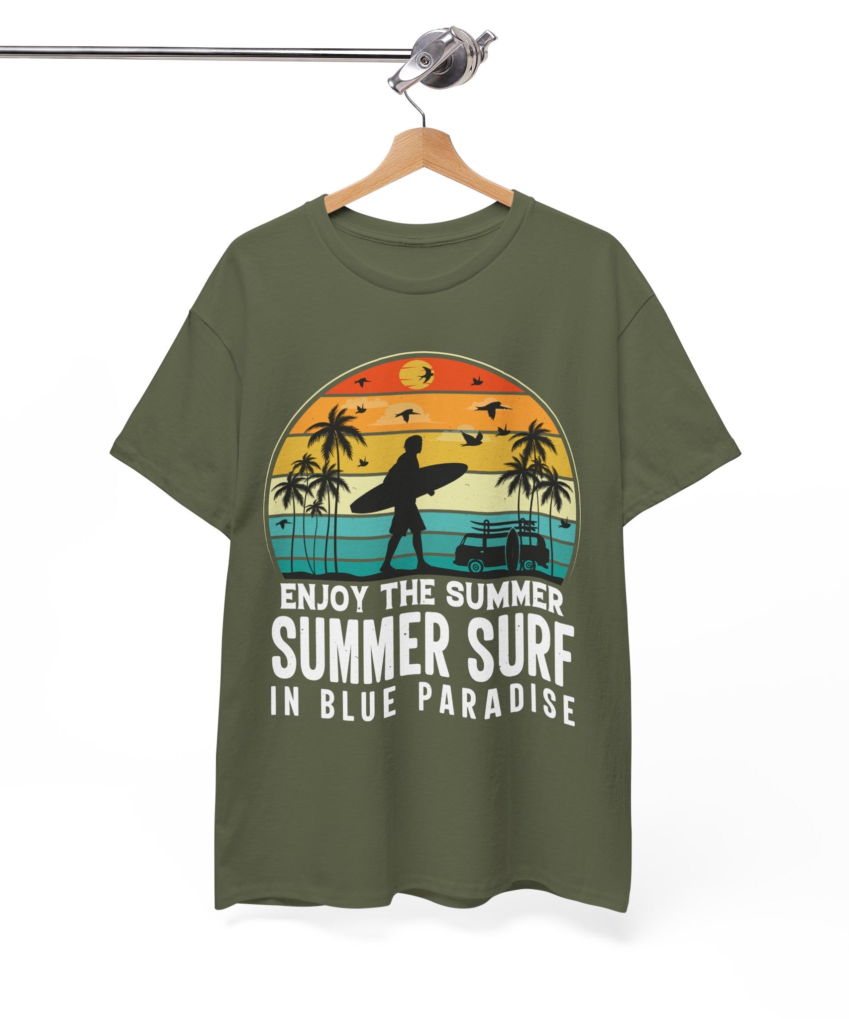 Summer Surf Van Sunset Shirt
