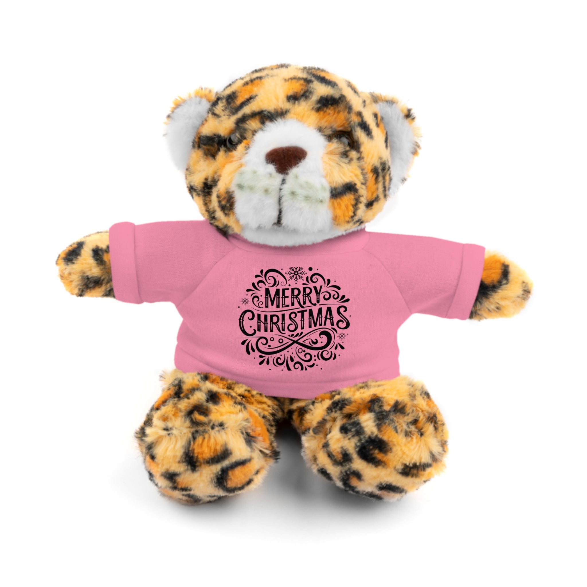 Festive Merry Christmas Stuffed Jaguar | Gallory Hive