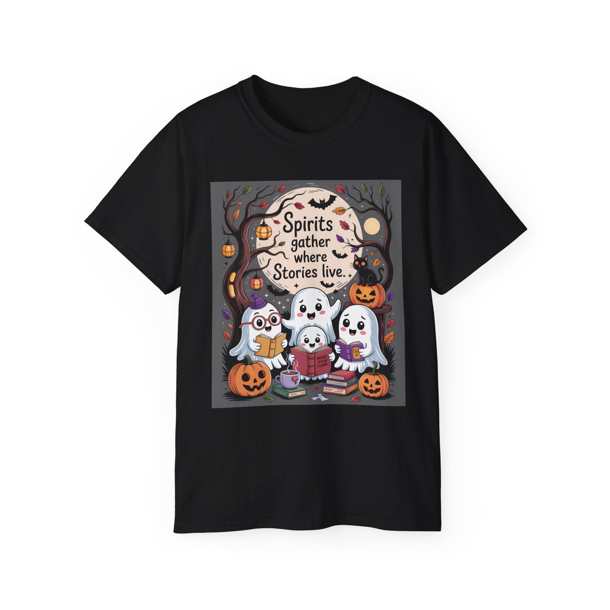 Halloween Ghost Book Club Tee | Gallory Hive