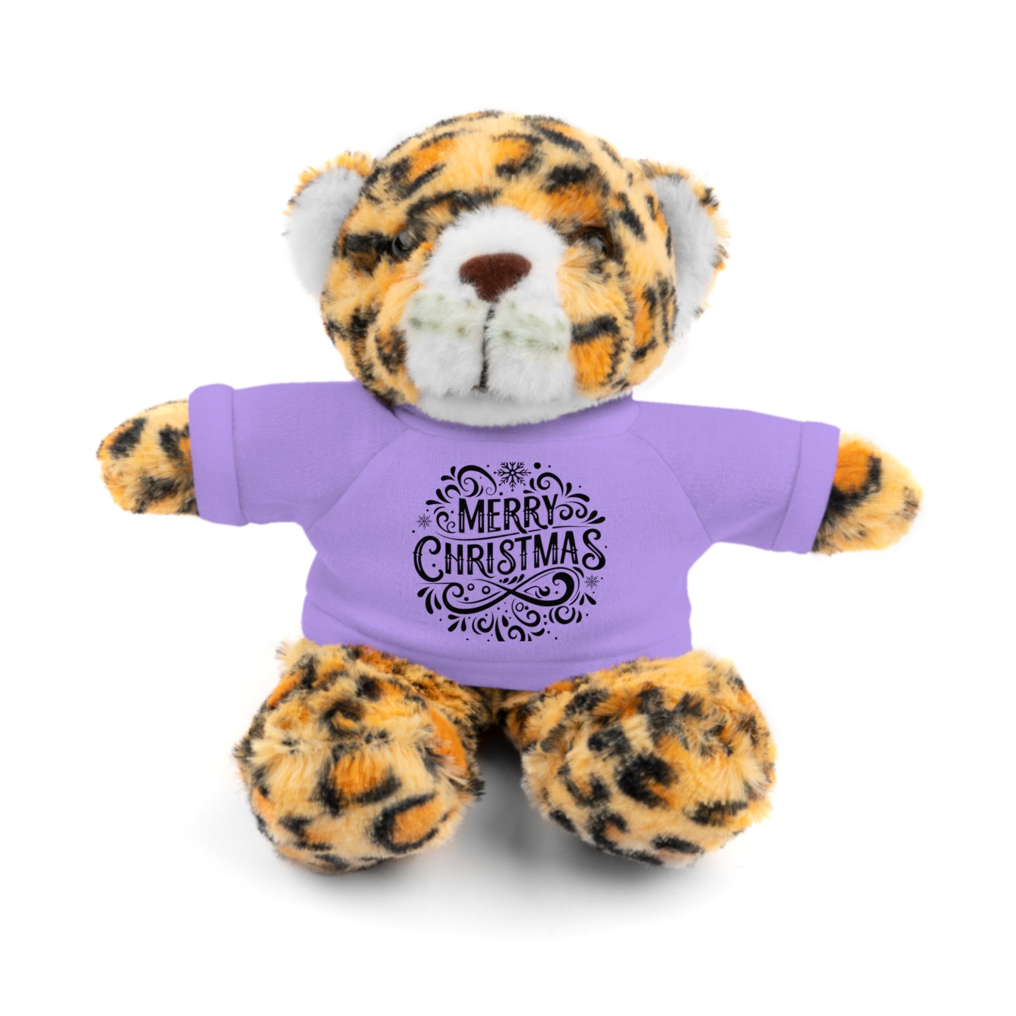 Festive Merry Christmas Stuffed Jaguar | Gallory Hive