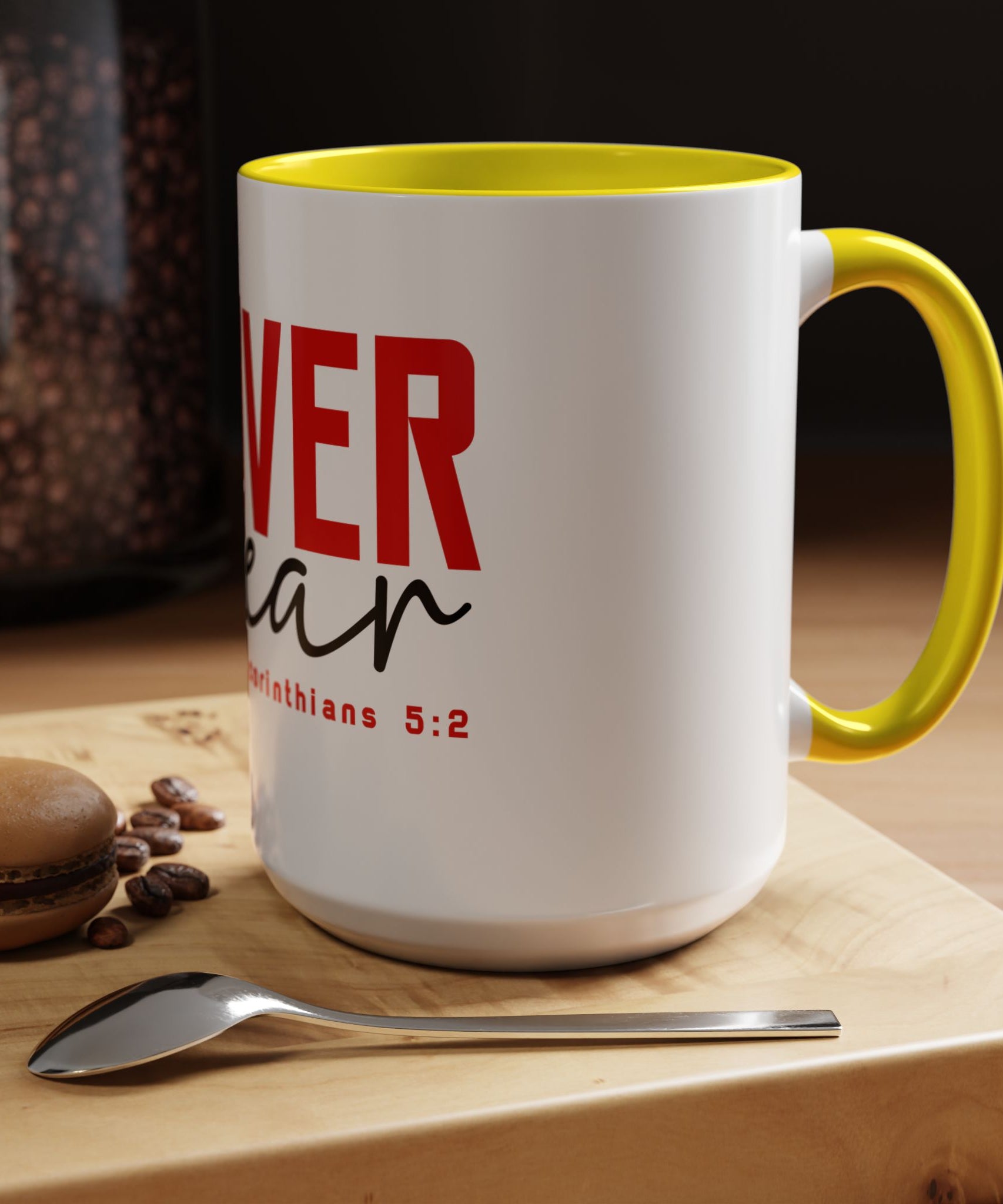 Faith Scripture Accent Coffee Mug | Gallory Hive
