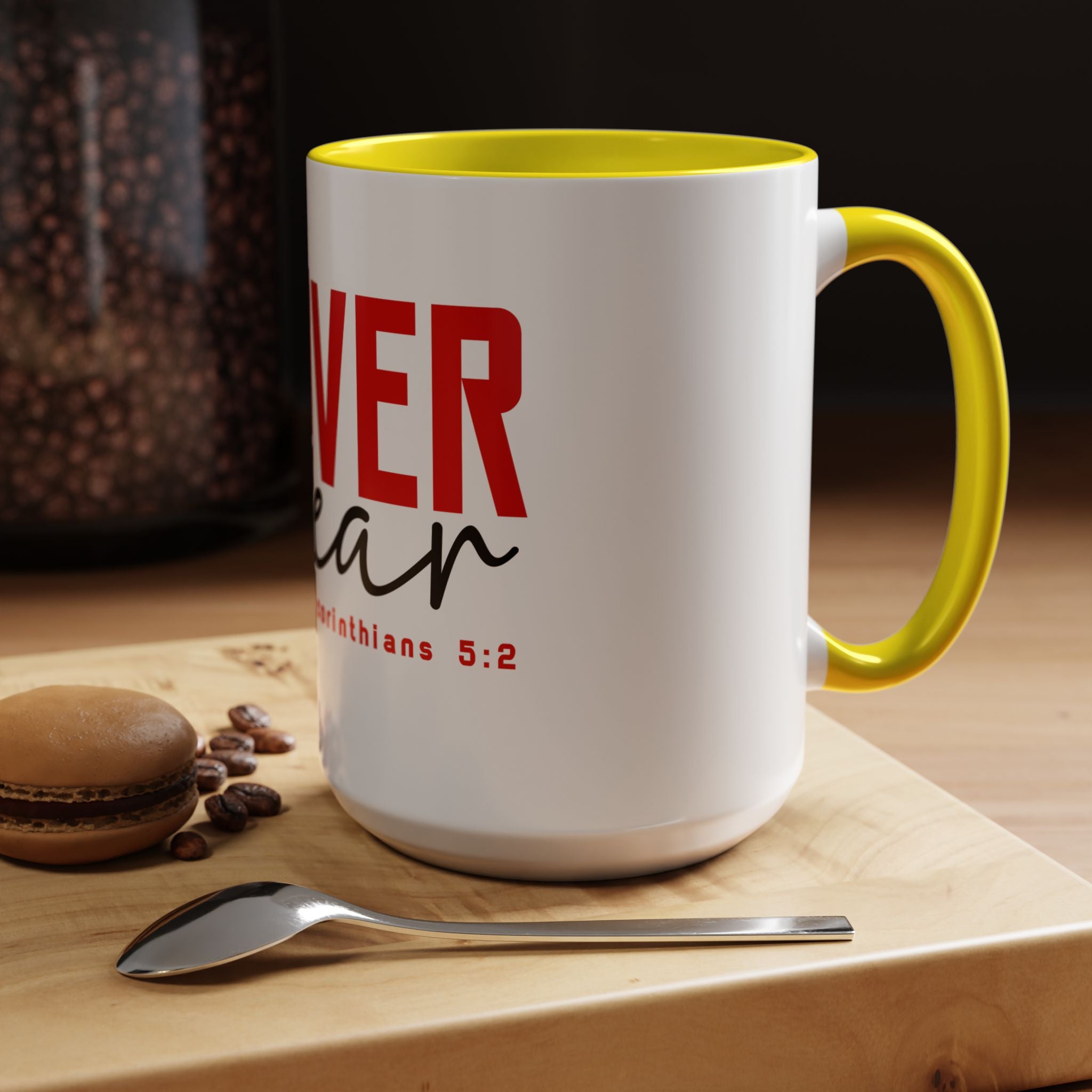 Faith Scripture Accent Coffee Mug | Gallory Hive