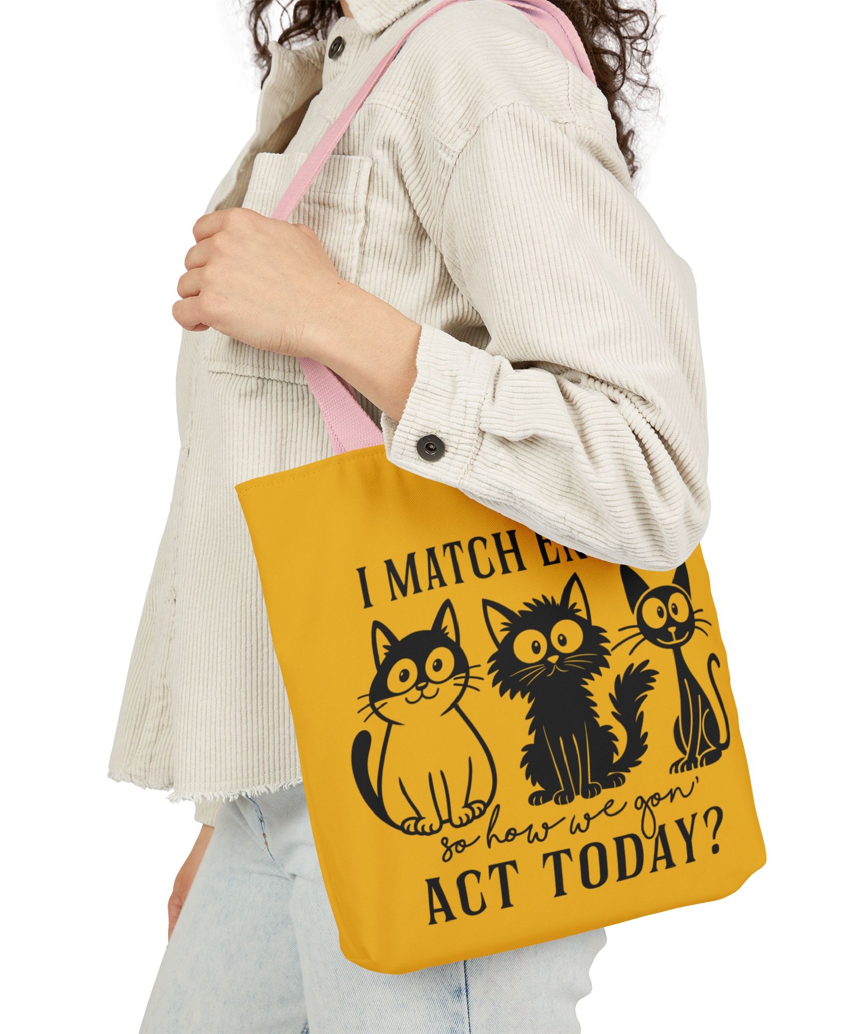Cute Yellow Canvas Tote – Reusable Bag | Gallory Hive